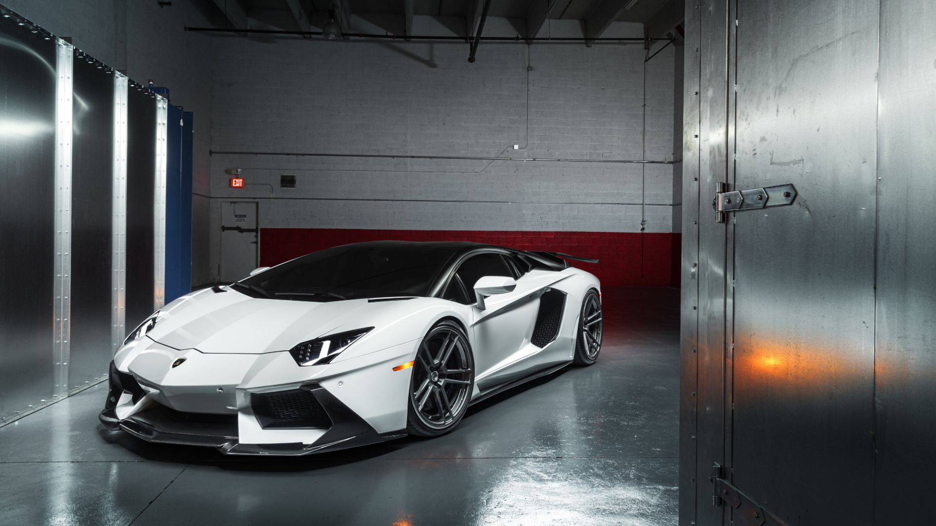 Lamborghini Gallardo White 1920x1080