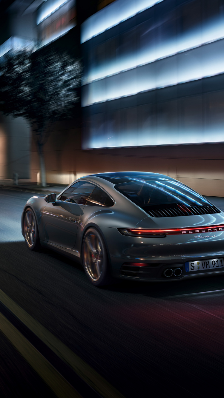 Porsche 911 Turbo s ночью
