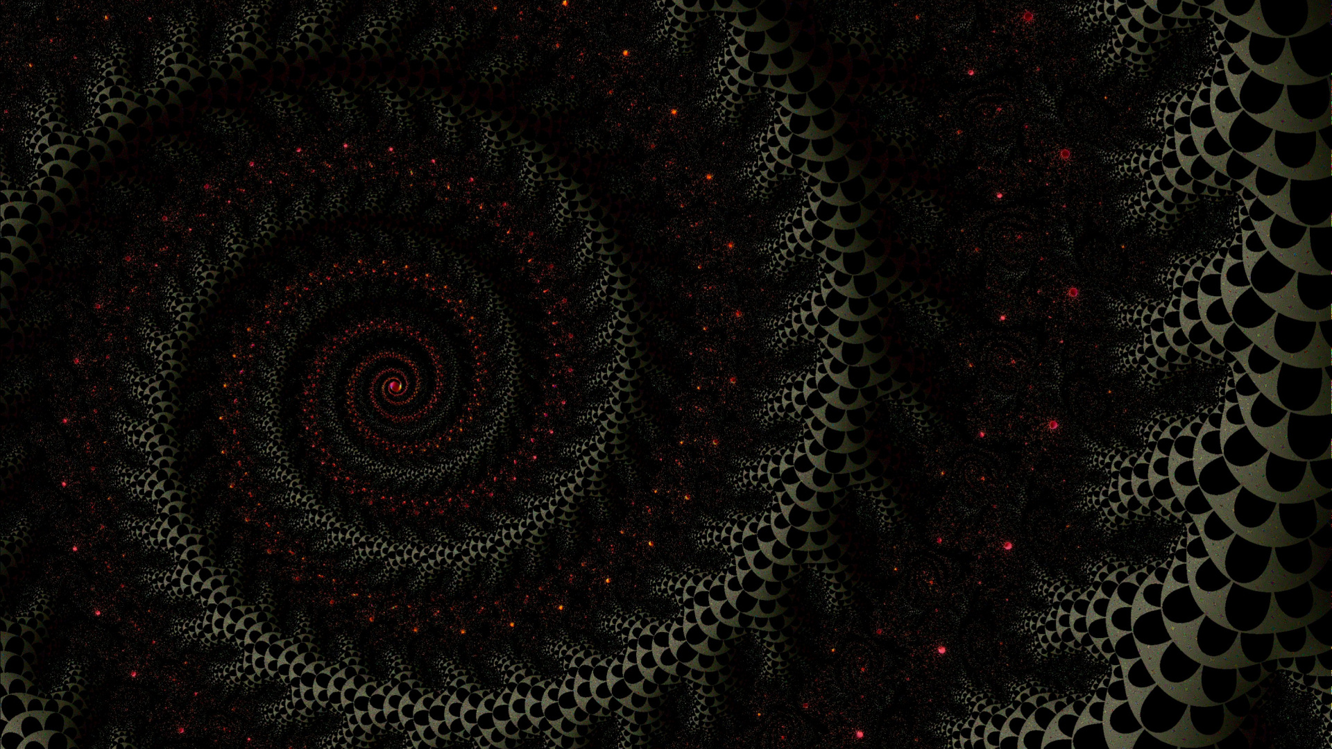 Dark fractal wallpaper