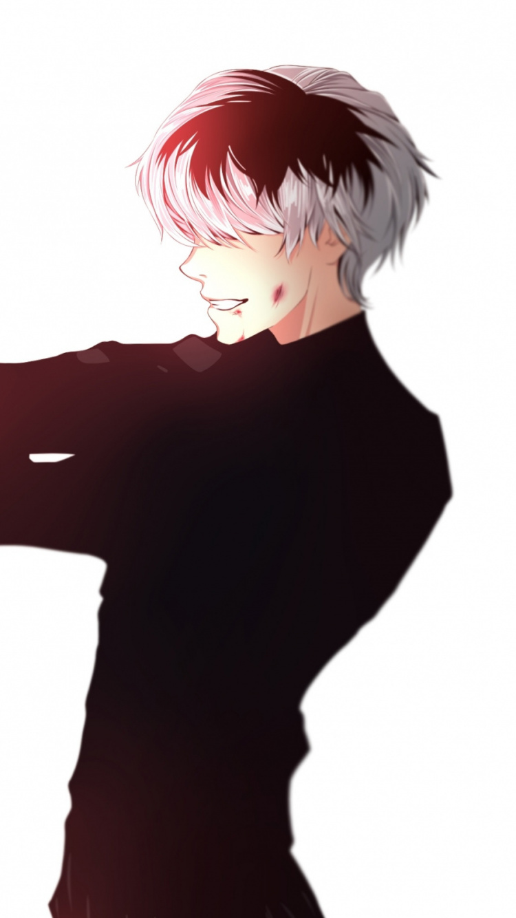 Обои Кен kaneki, Токио вурдалак, аниме, Манга, рука для iPhone 6, 6S, 7, 8  бесплатно, заставка 750x1334 - скачать картинки и фото