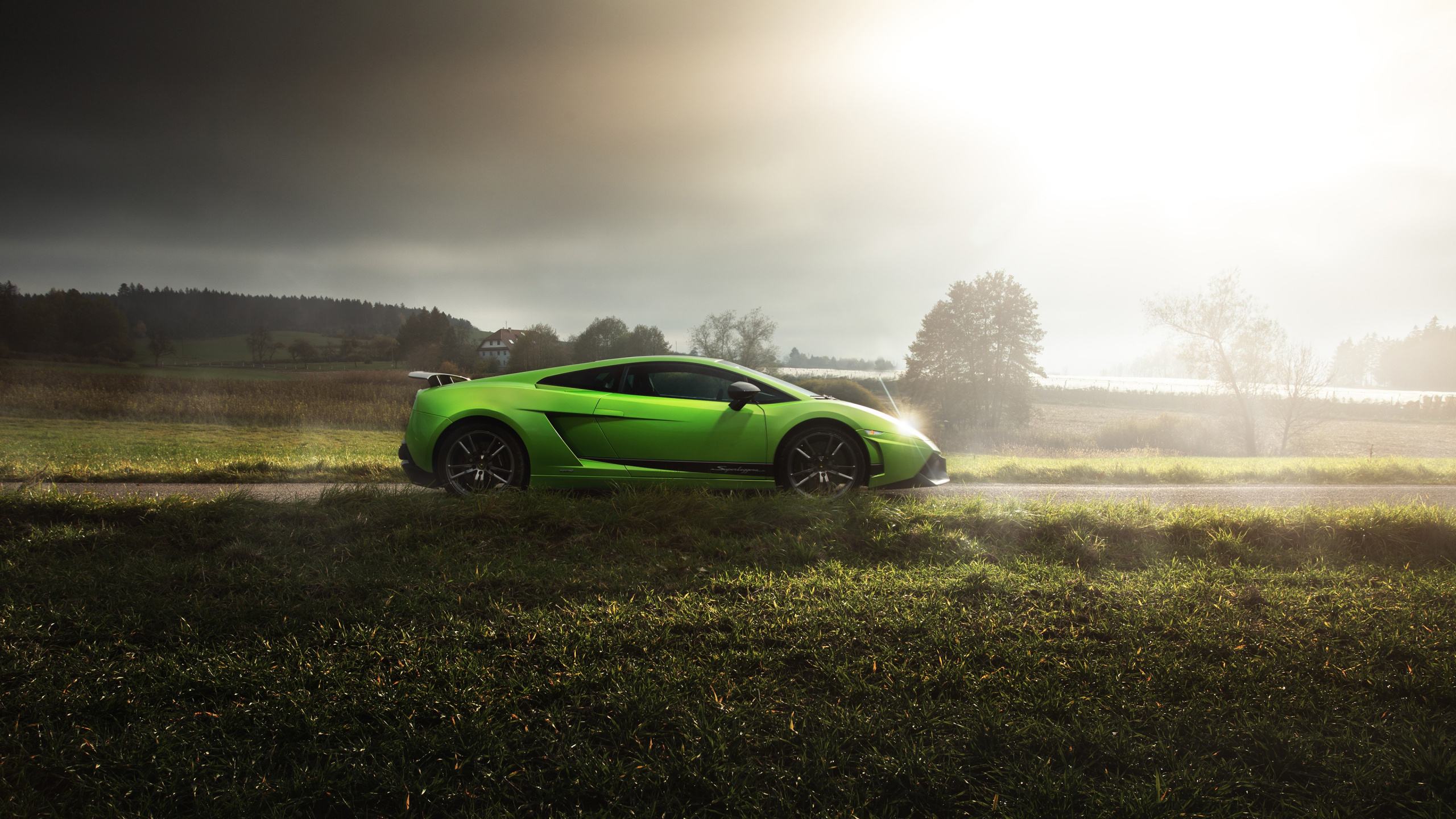 Lamborghini Aventador 4Рє Green