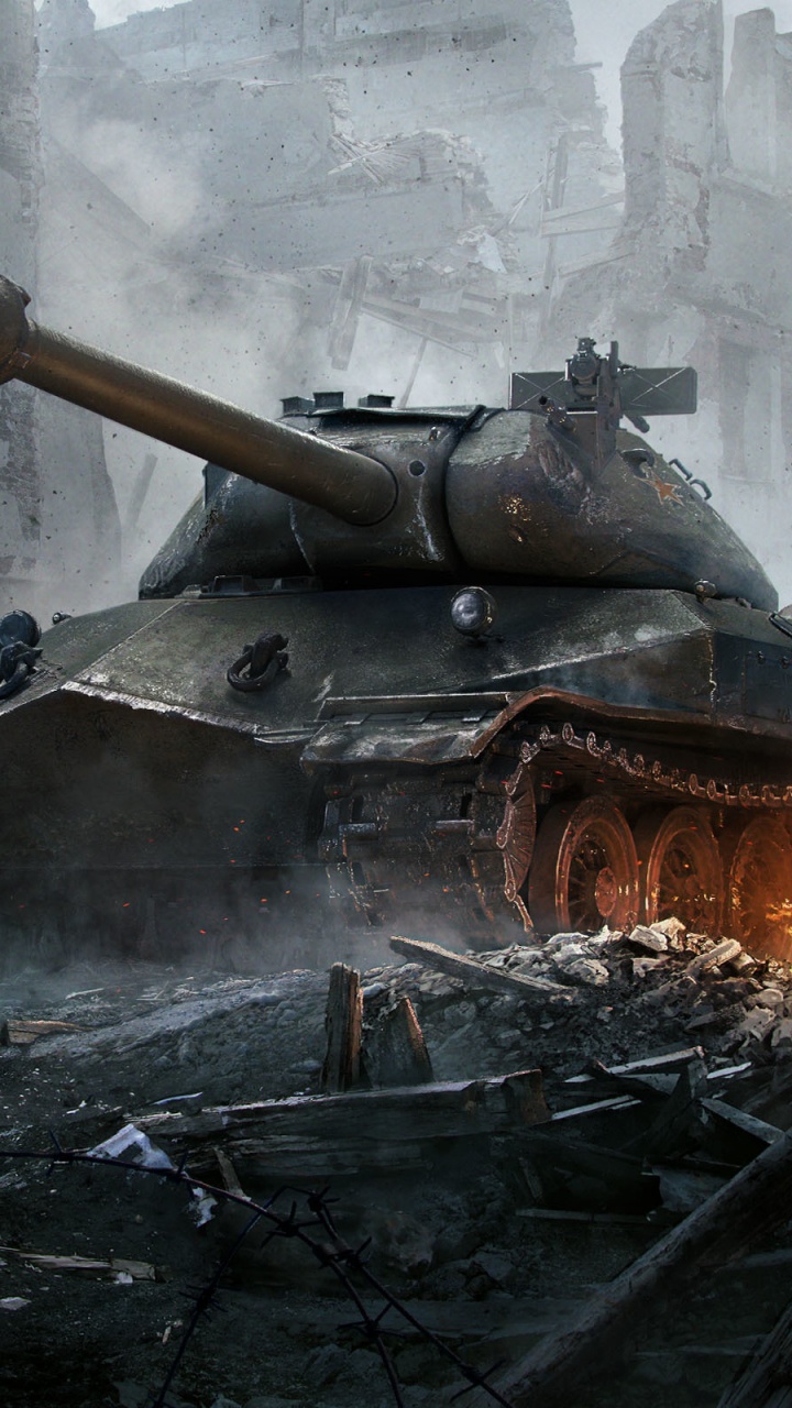 Обои world of tanks, бак, компьютерная игра, орудийная башня, танк для HD  Samsung Galaxy S3/J3/J4/J5, Meizu M5, Sony Xperia L1/L2 бесплатно, заставка  720x1280 - скачать картинки и фото