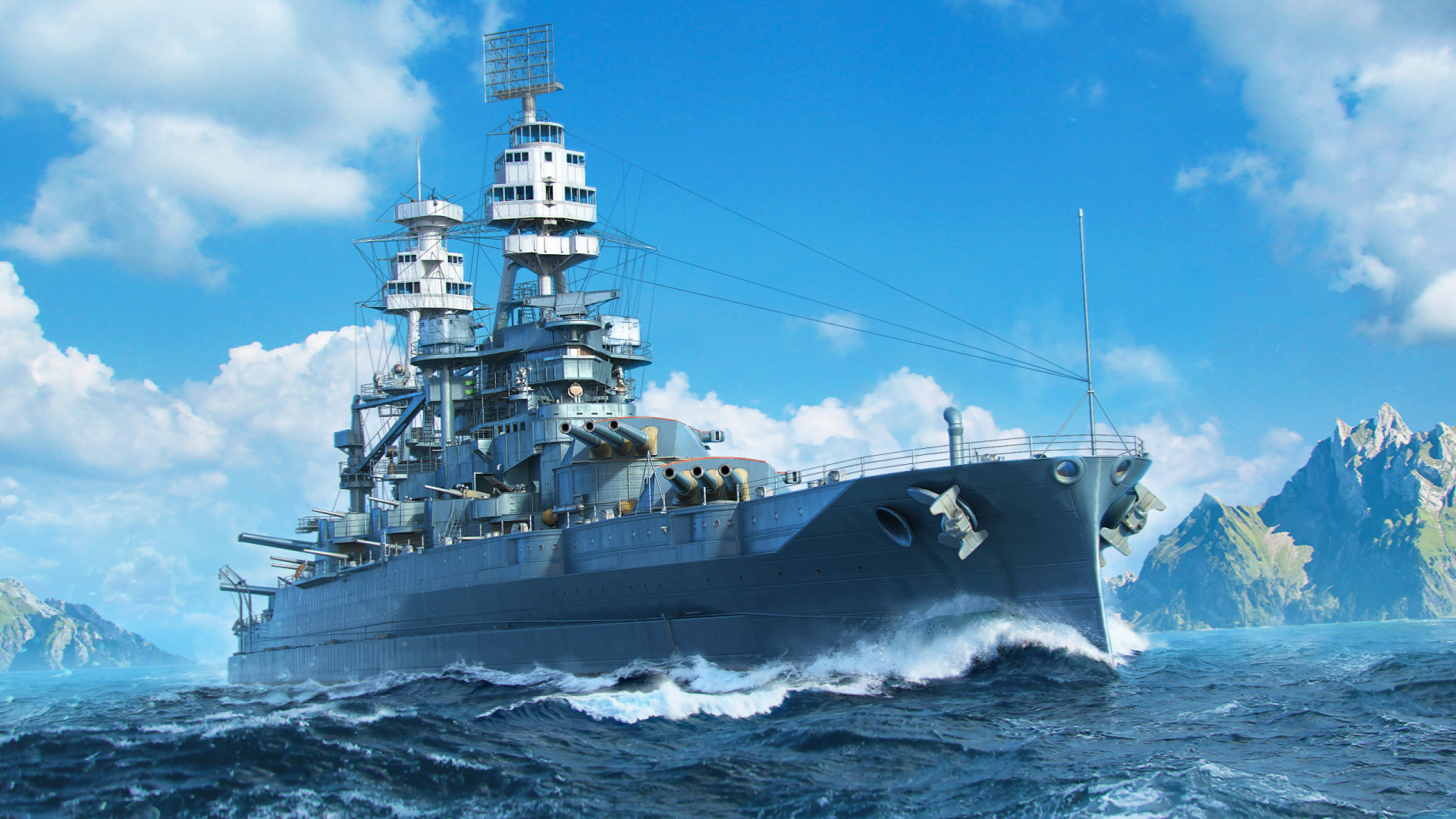 Линкор арезонаworld of Warships