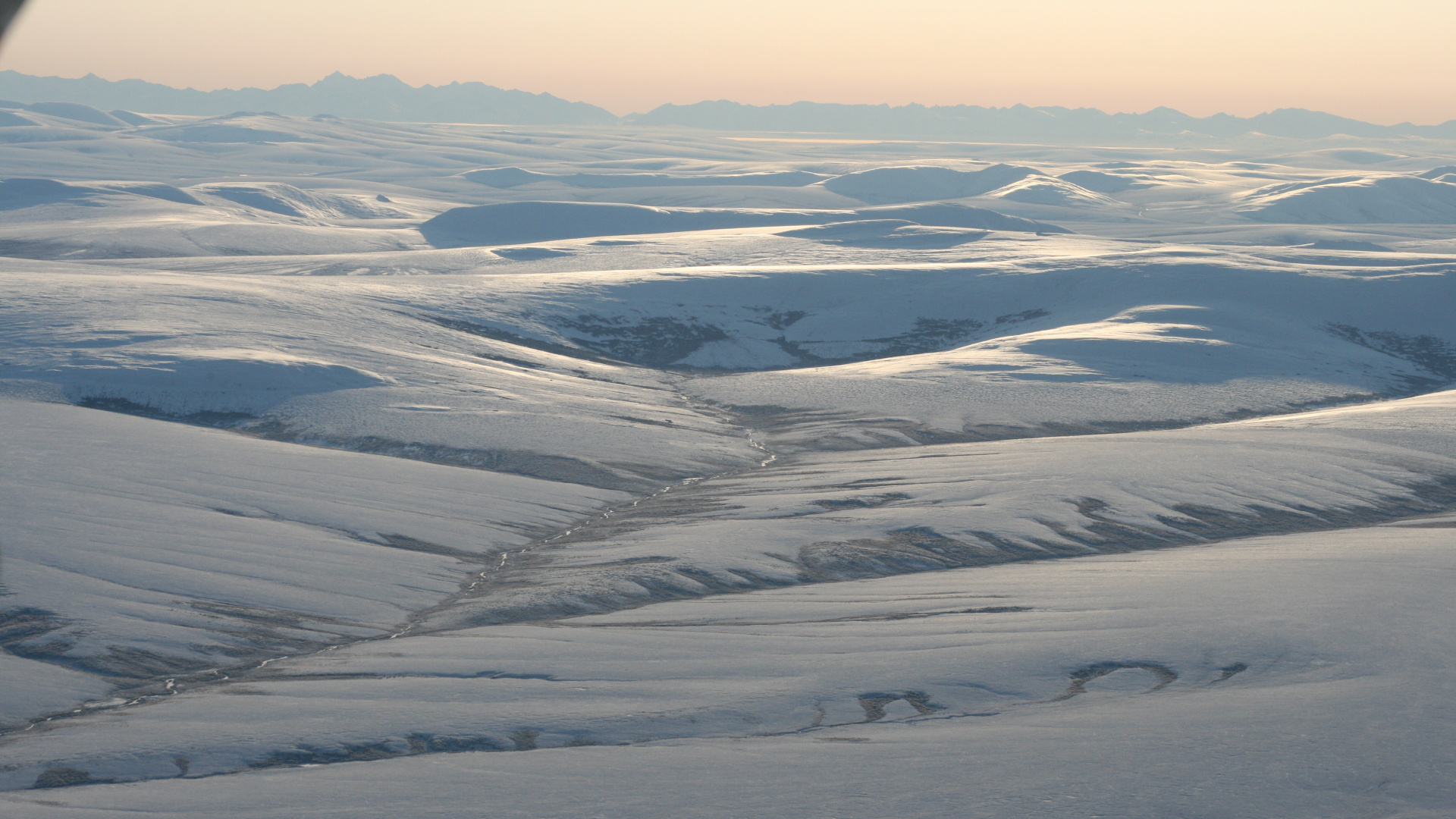 Земля в Арктике тундра