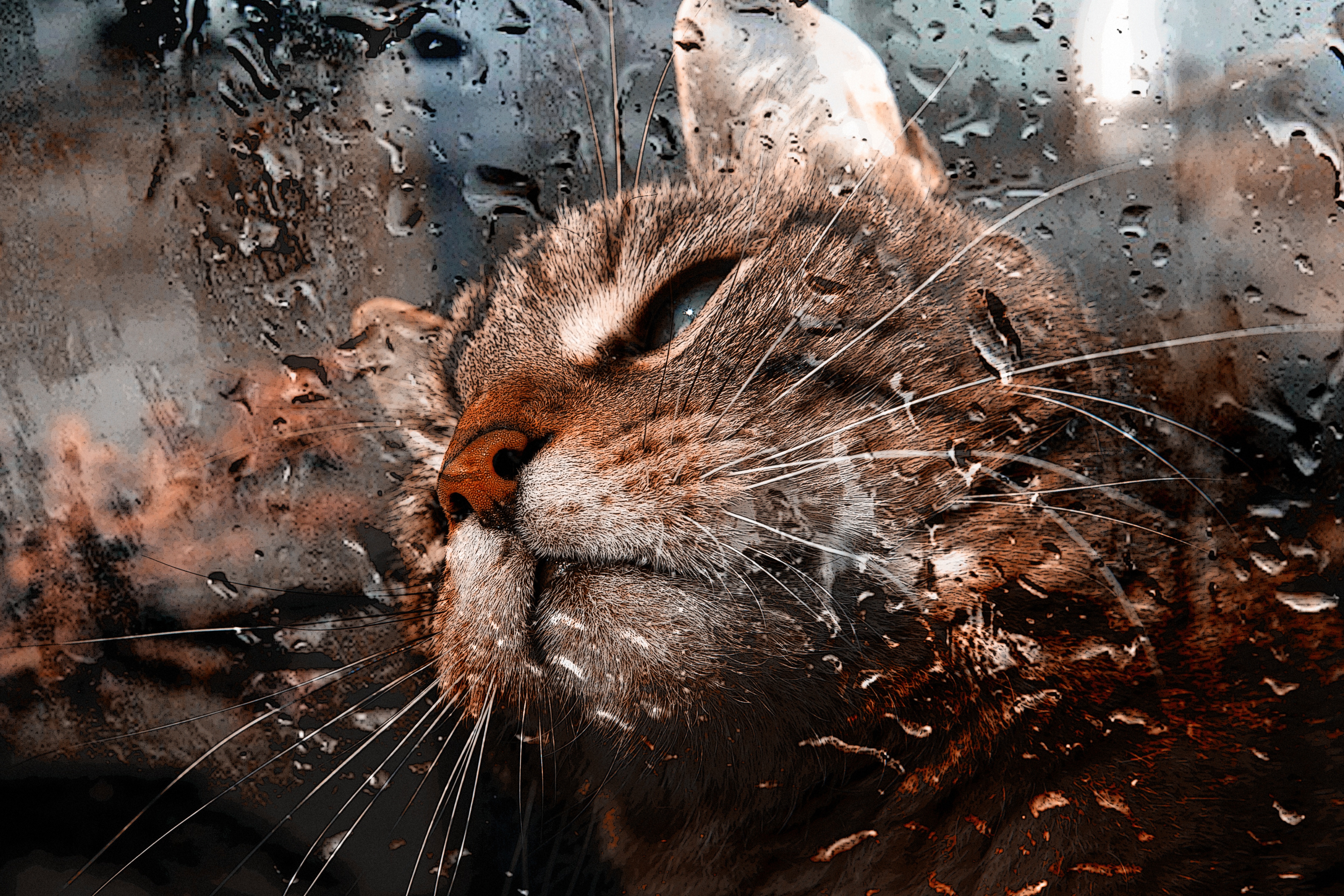 Rain animals. Кот и дождь. Кот под дождем. Котики дождь. Мокрый котенок под дождем.
