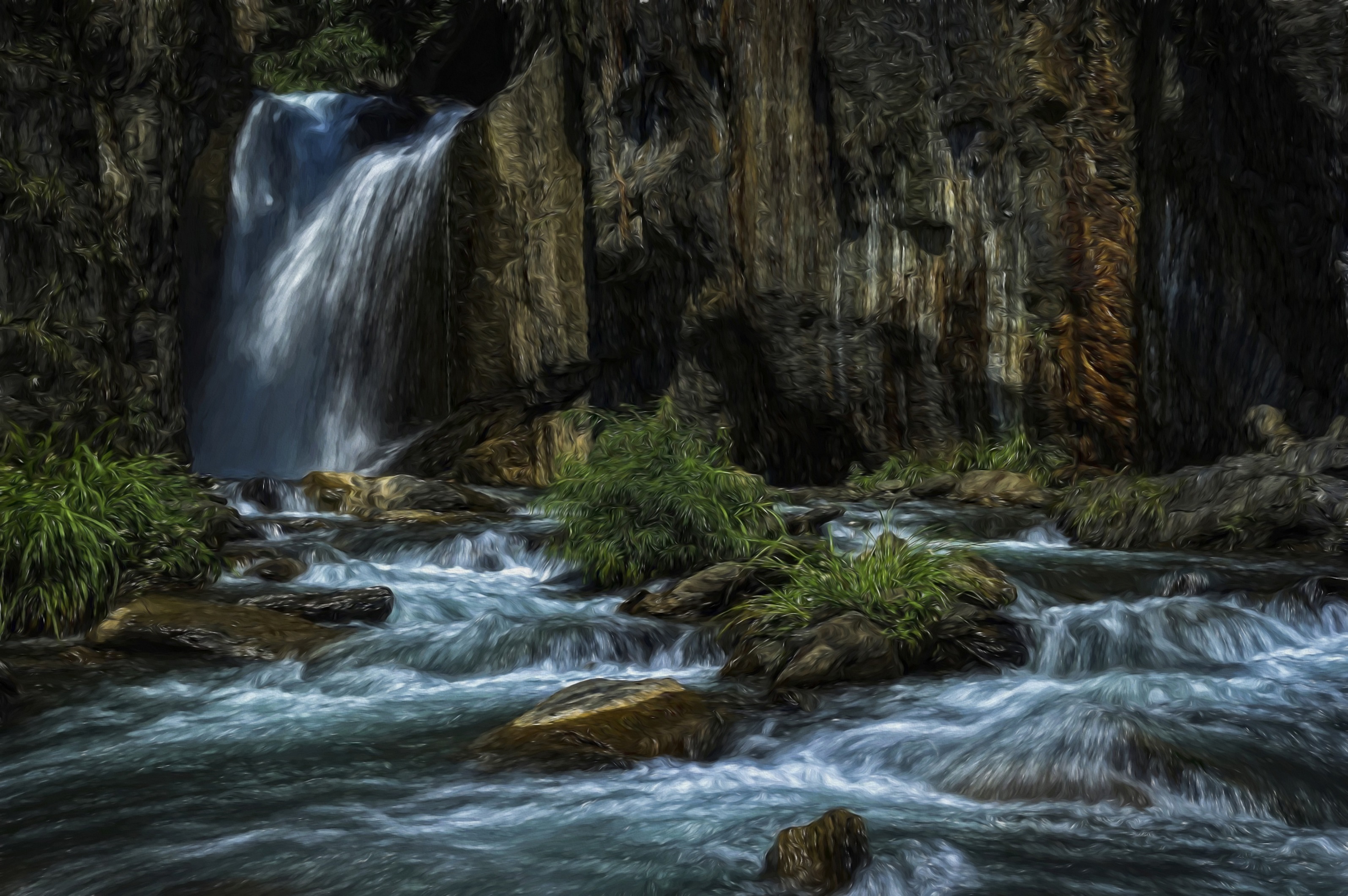 Водопады картины фото