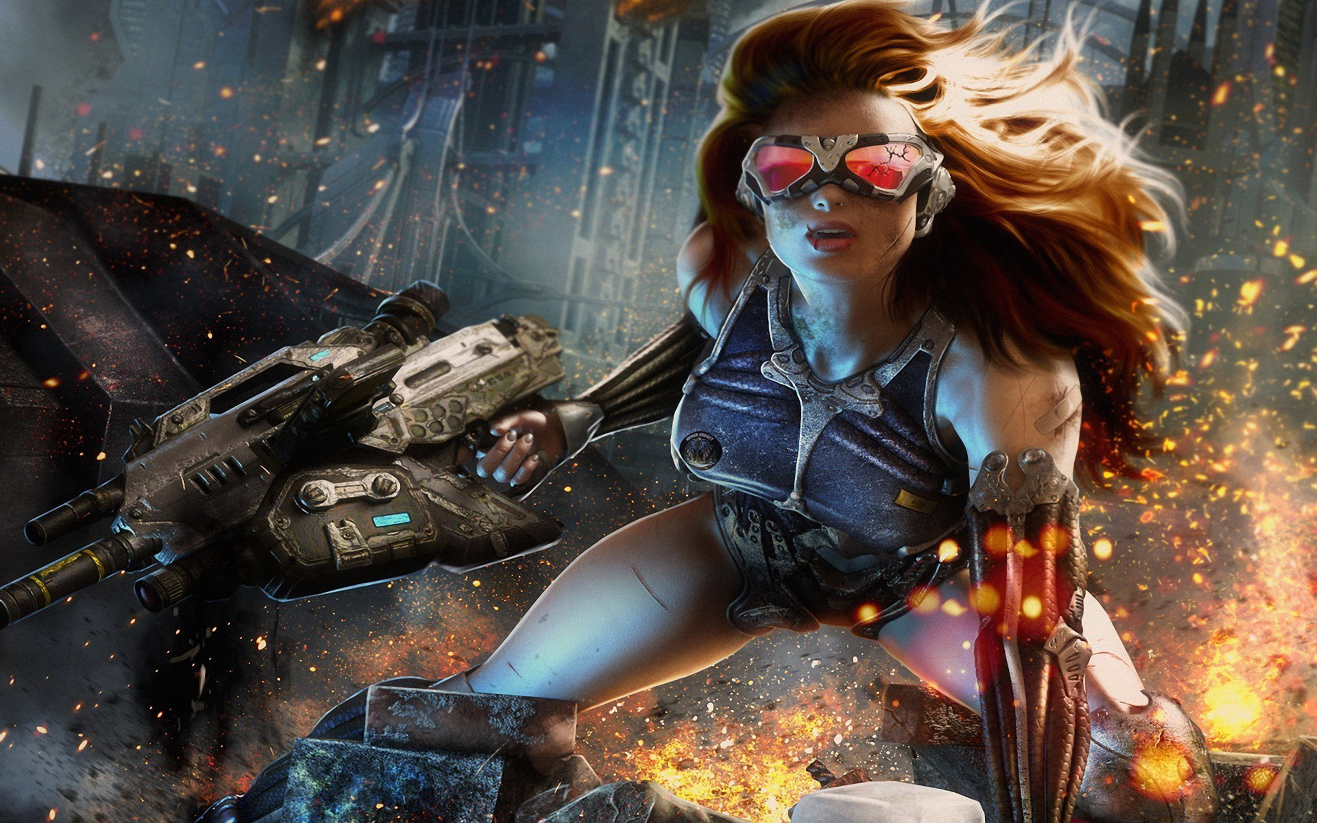 Образы компьютерных игр. Cyberpunk 2077 девушка с оружием. Crysis 4. Игра Crysis 4. Фантастические девушки с оружием.