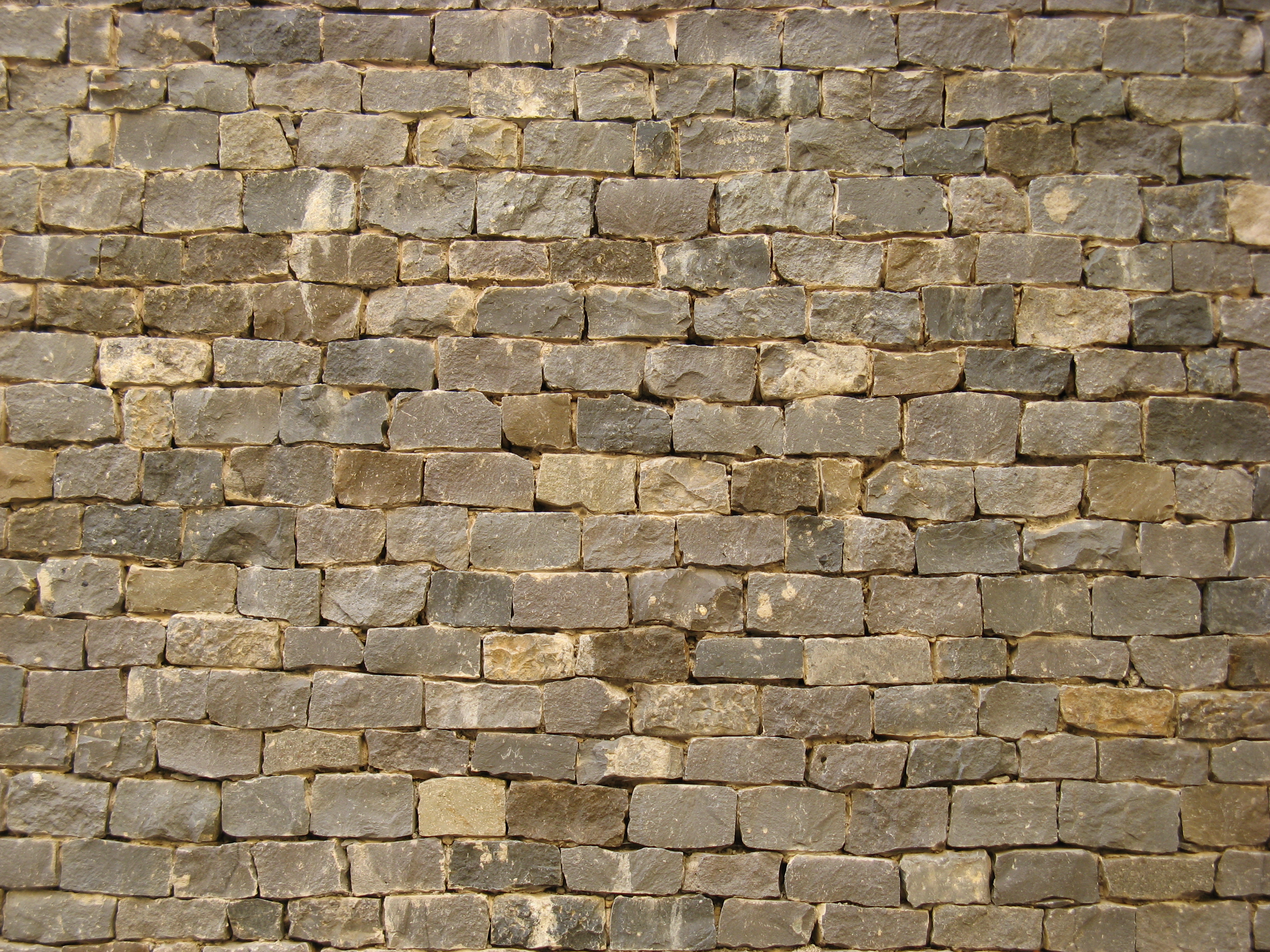 Stone brick wall