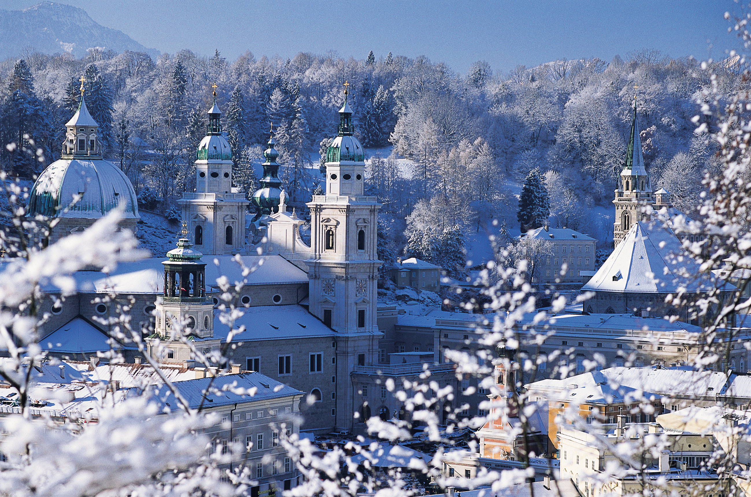 Зальцбург Австрия зимой