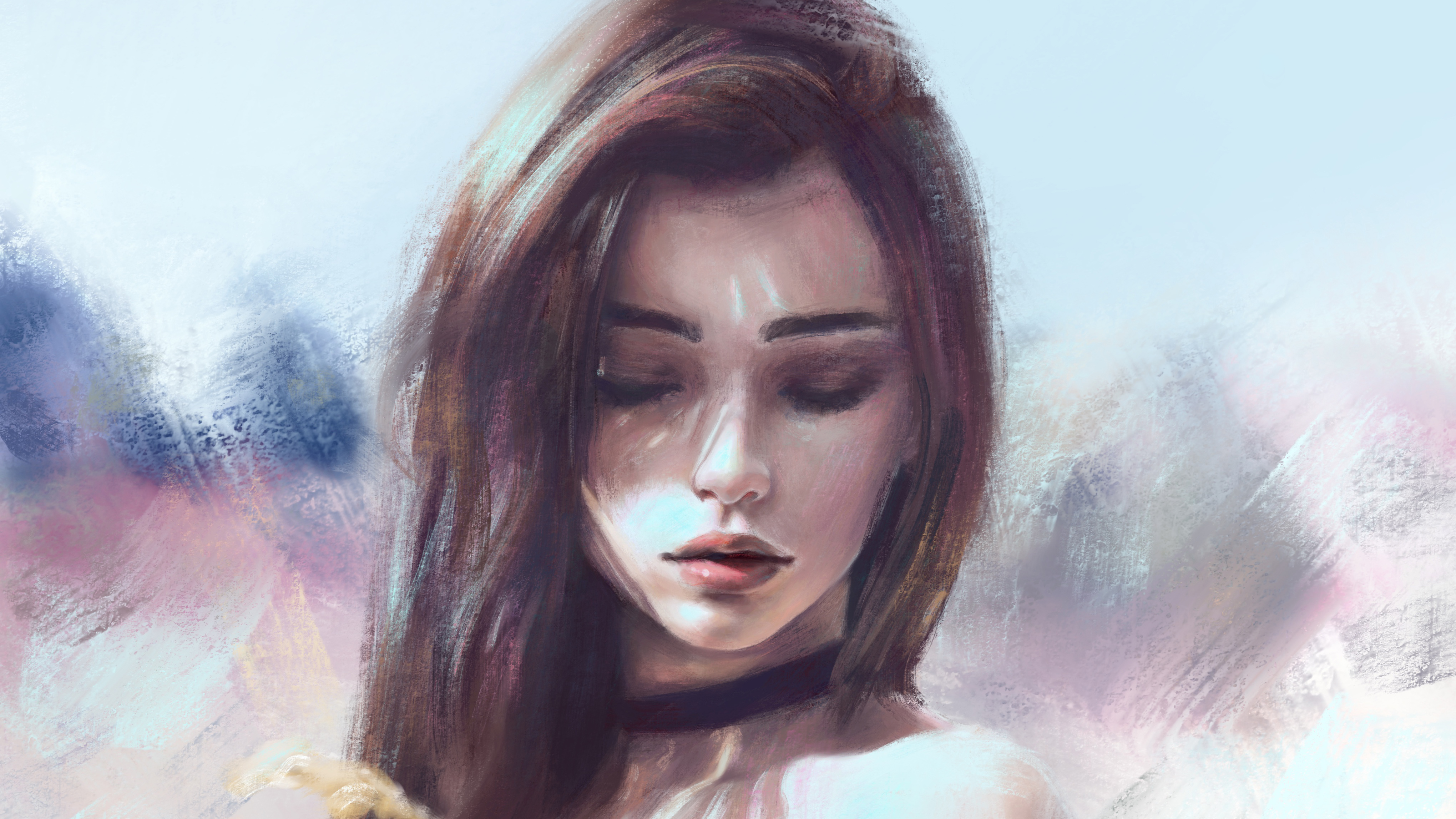 Девушка Рисунок