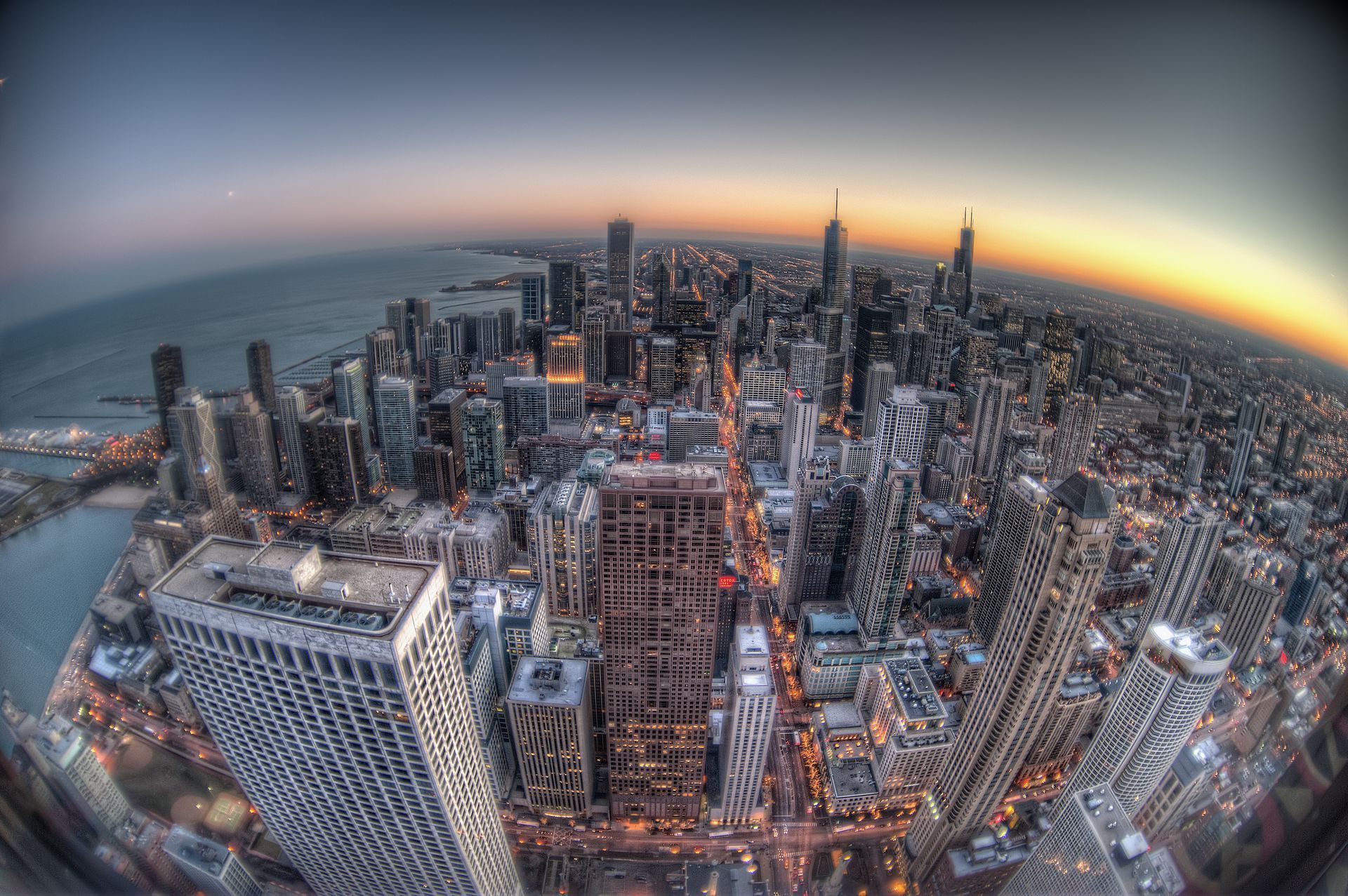 Чикаго небоскребы панорама