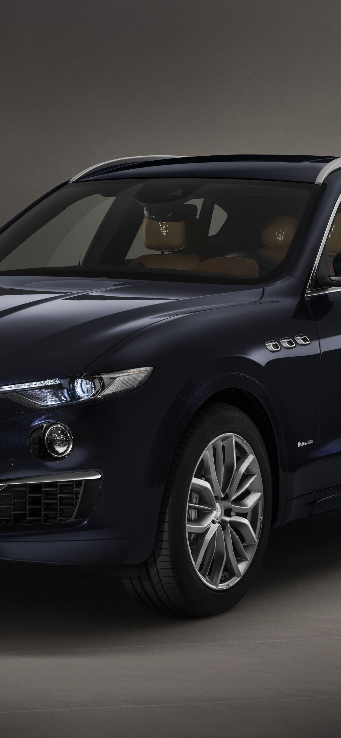 Обои Мазерати, авто, Мазерати кроссовер, личный роскошный автомобиль, Мазерати Леванте Трофео в разрешении 1125x2436