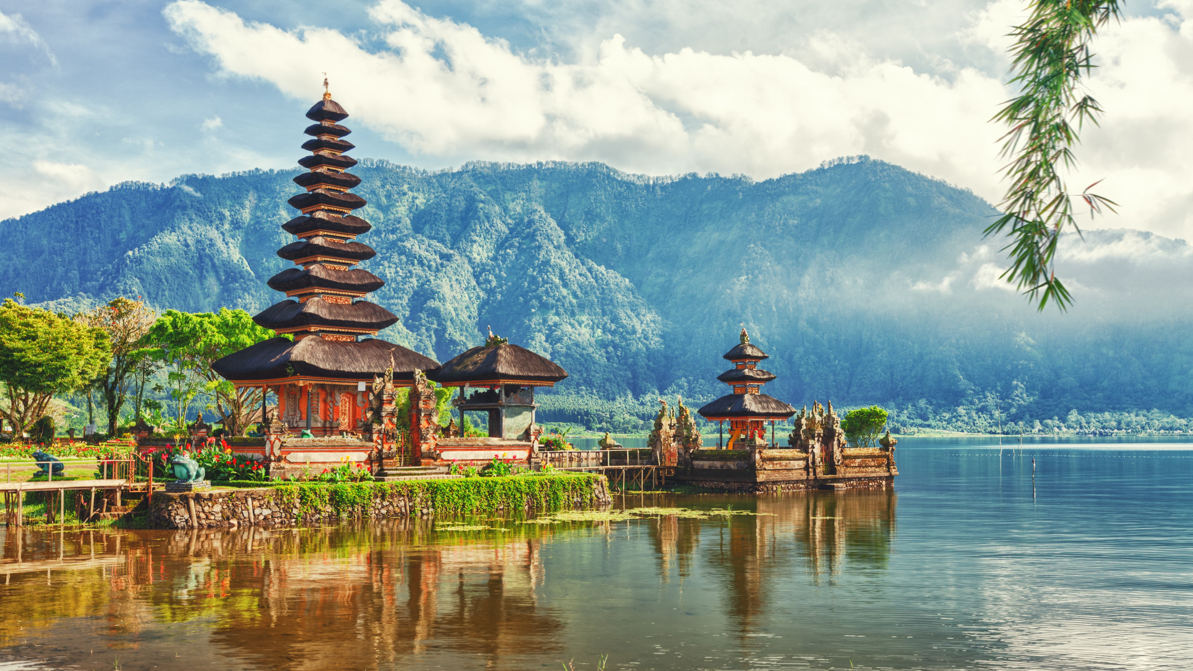 Обои путешествие, туризм, природа, озеро, пейзажи гор в разрешении 3840x2160