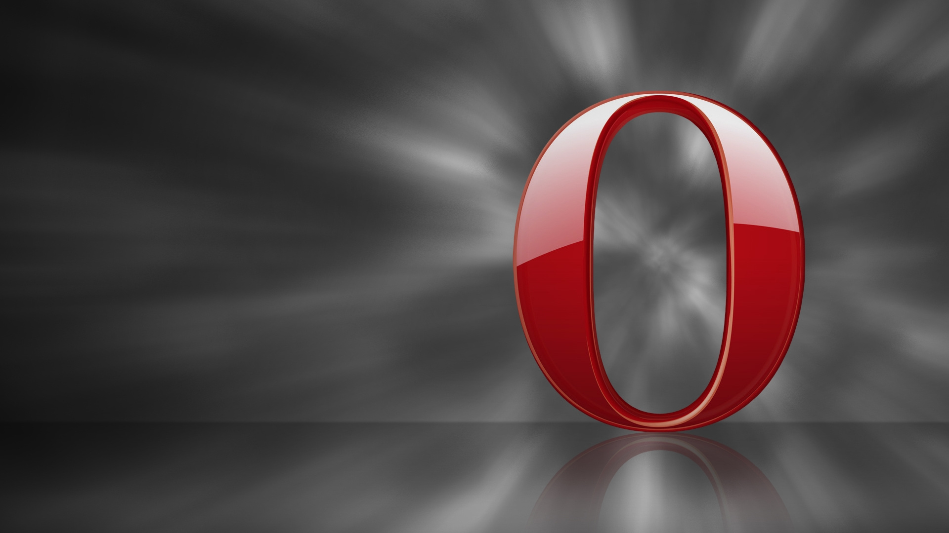 Обои Опера, браузер, красный цвет, красный в разрешении 1920x1080