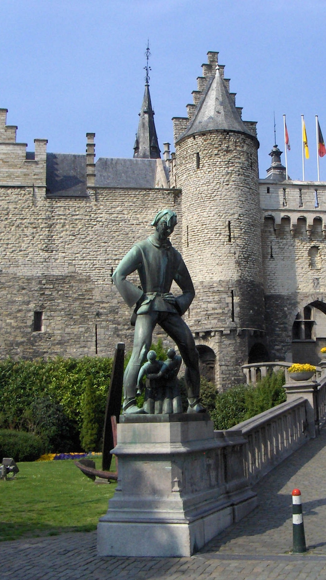 Обои хет стеен, замок, памятник, здание, средневековая архитектура в разрешении 1080x1920