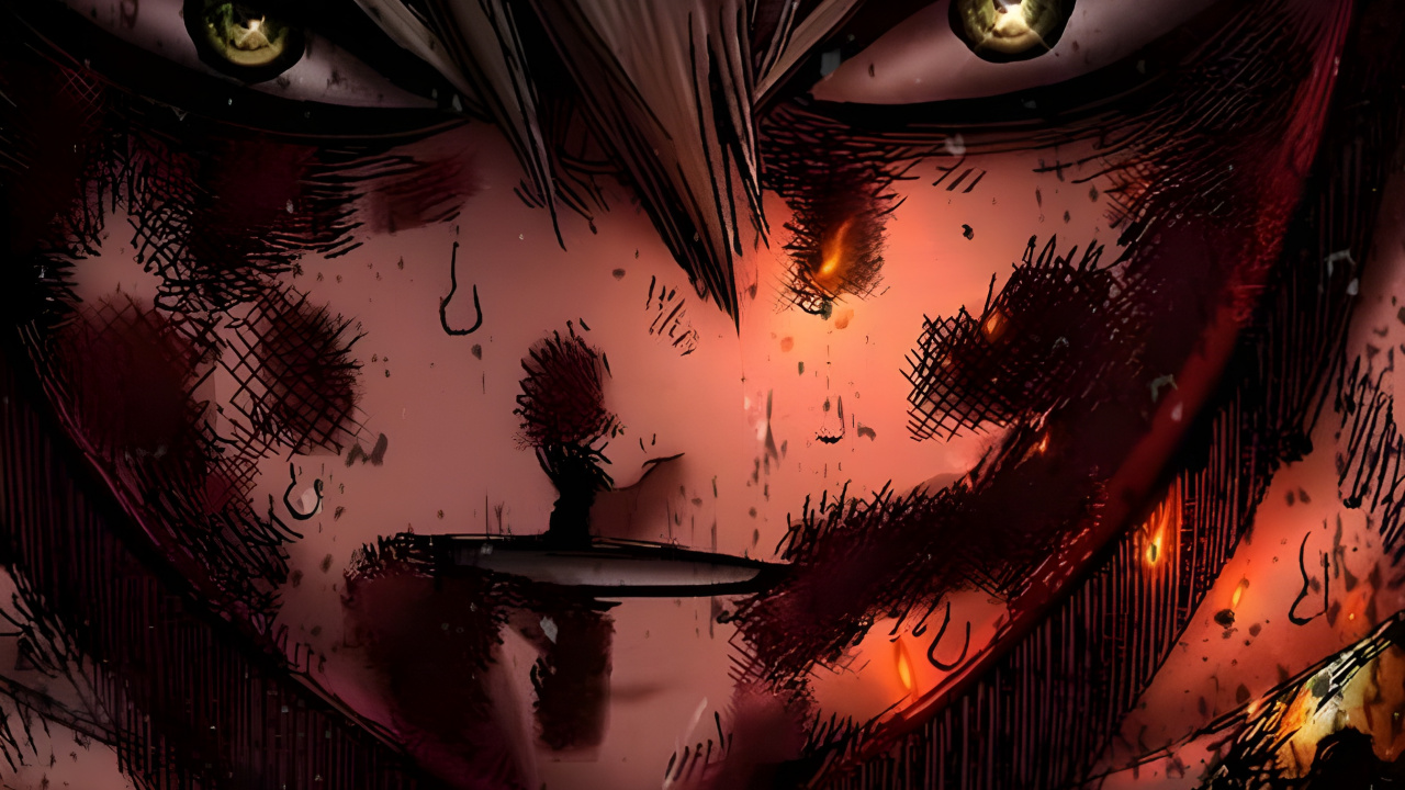 Обои темнота, олений рог, черный клевер, рукав, аниме в разрешении 1280x720