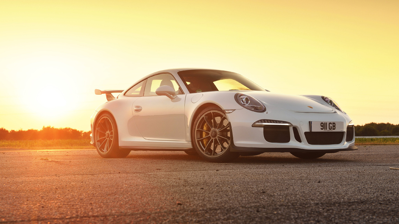 Обои Порше, Porsche 911 GT3 R 991, спорткар, авто, суперкар в разрешении 1280x720