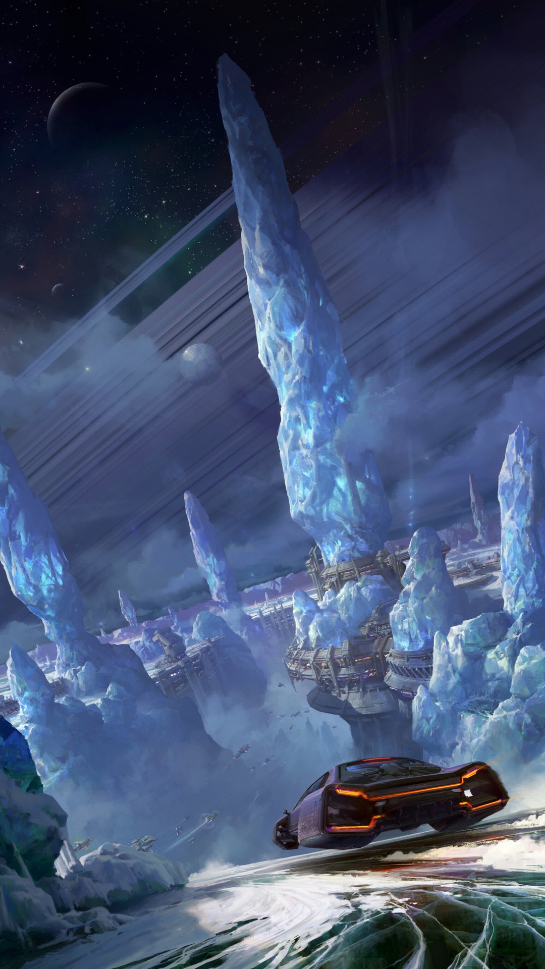 Обои Научная фантастика, иллюстрация, научная фантазия, стратегии видео игры, игры в разрешении 1080x1920