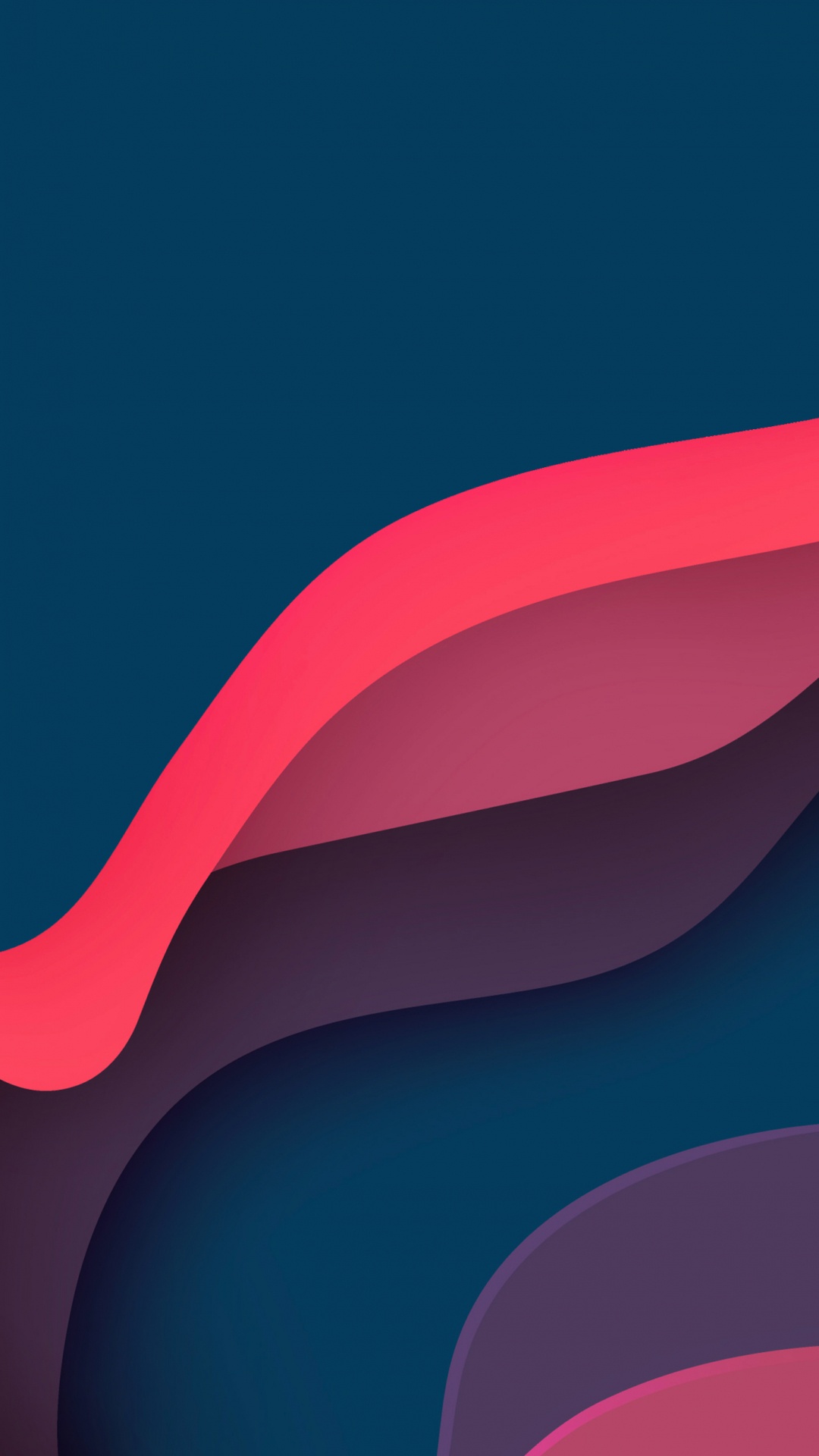 Обои геометрия, ios, розовый, Фиолетовый, склон в разрешении 1080x1920