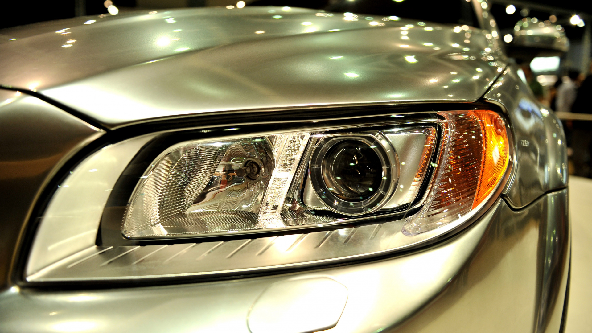 Обои авто, фара, спорткар, автомобильное освещение, свет в разрешении 1920x1080