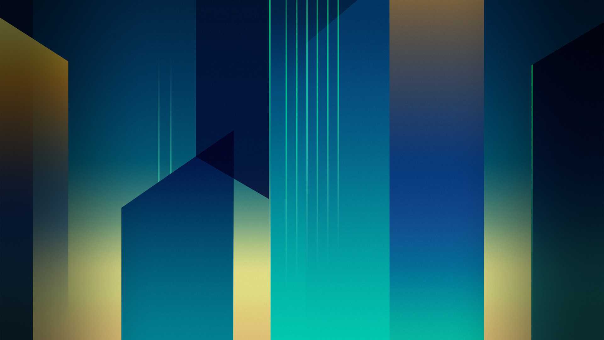 Обои HTC, синий, линия, архитектура, атмосфера в разрешении 1920x1080