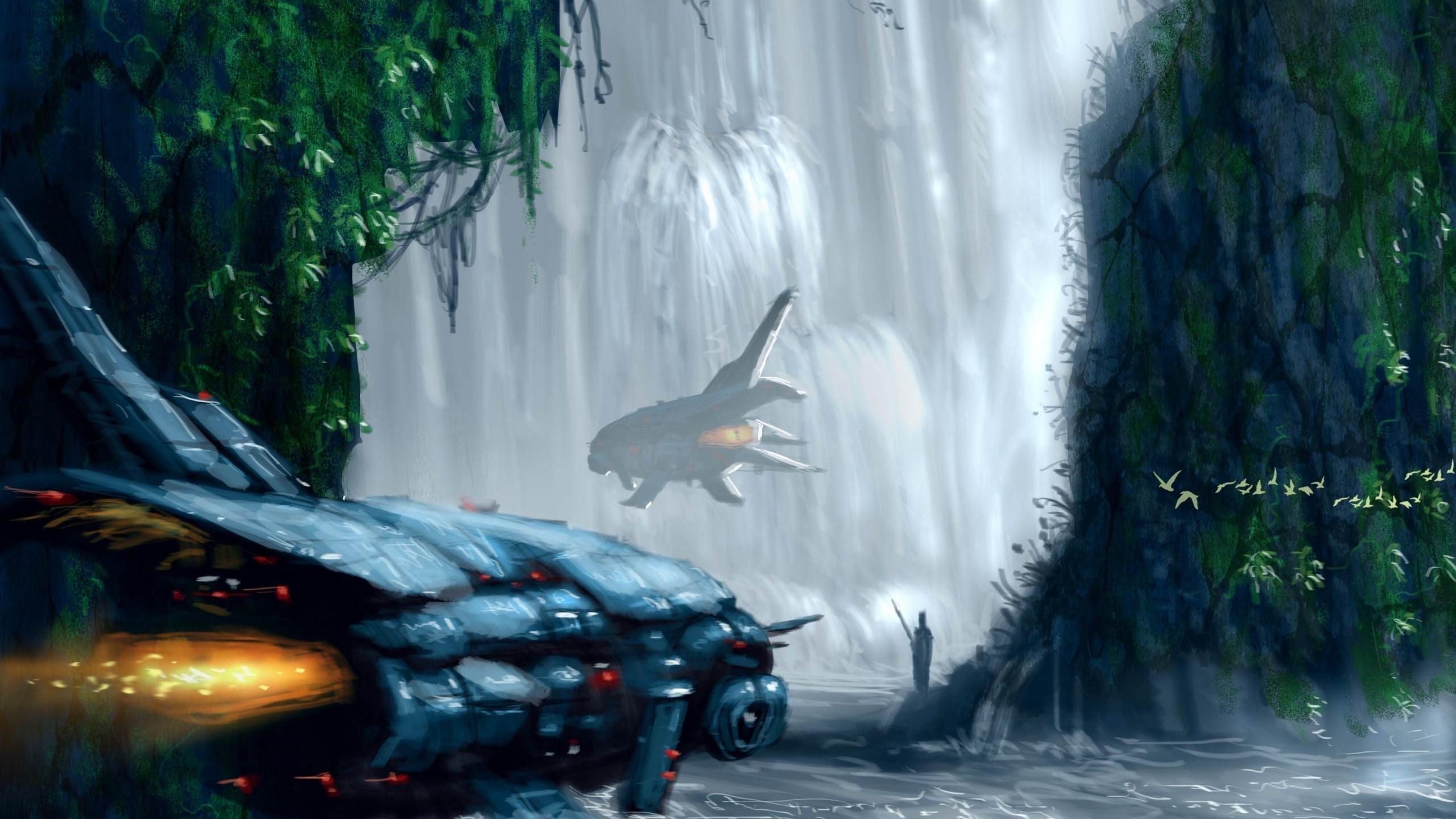 Обои компьютерная игра, окружающая среда, игры, приключенческая игра, биом в разрешении 2560x1440