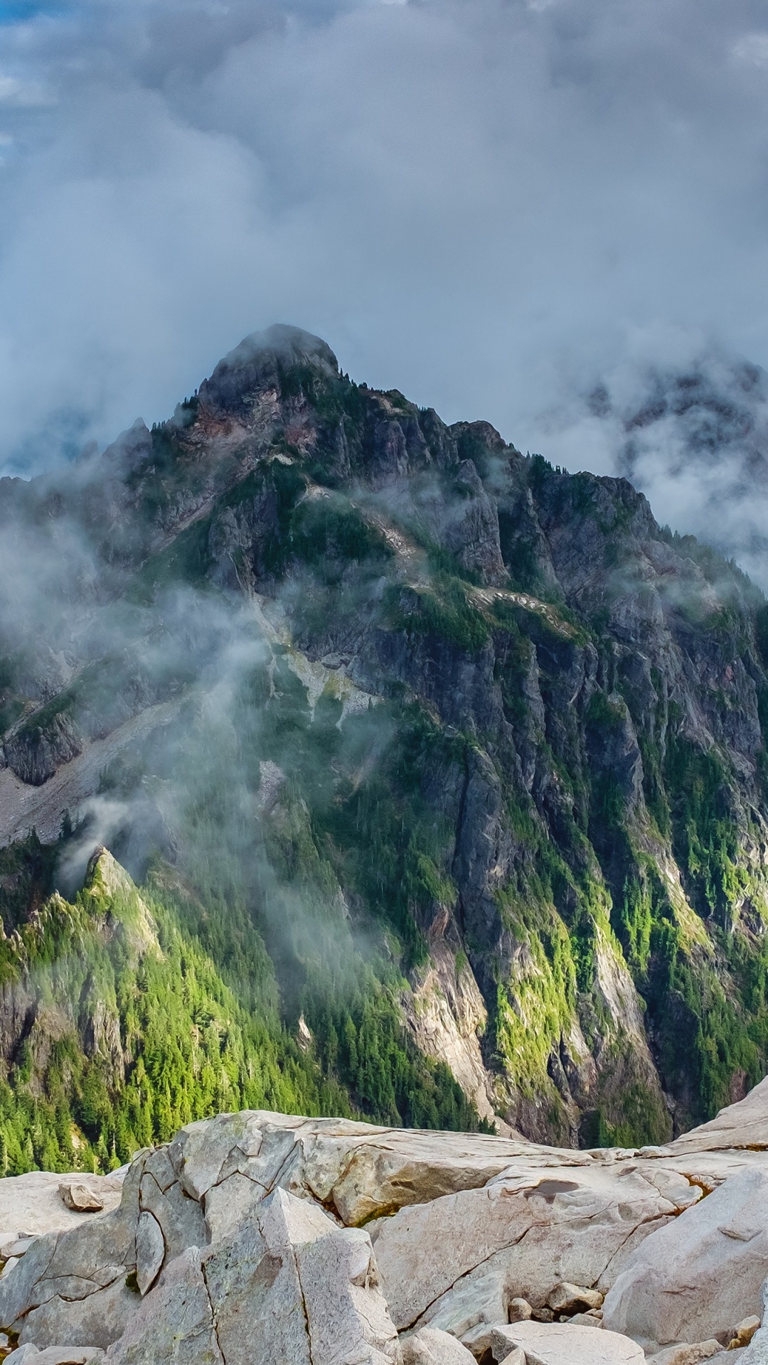 Обои горный рельеф, гора, природа, горный хребет, хребет в разрешении 1080x1920