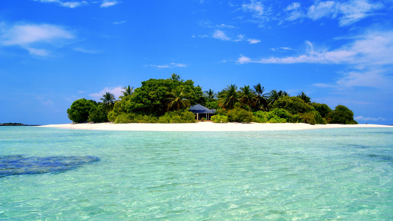Обои архипелаг, борабора, Остров, море, тропическая зона в разрешении 1280x720