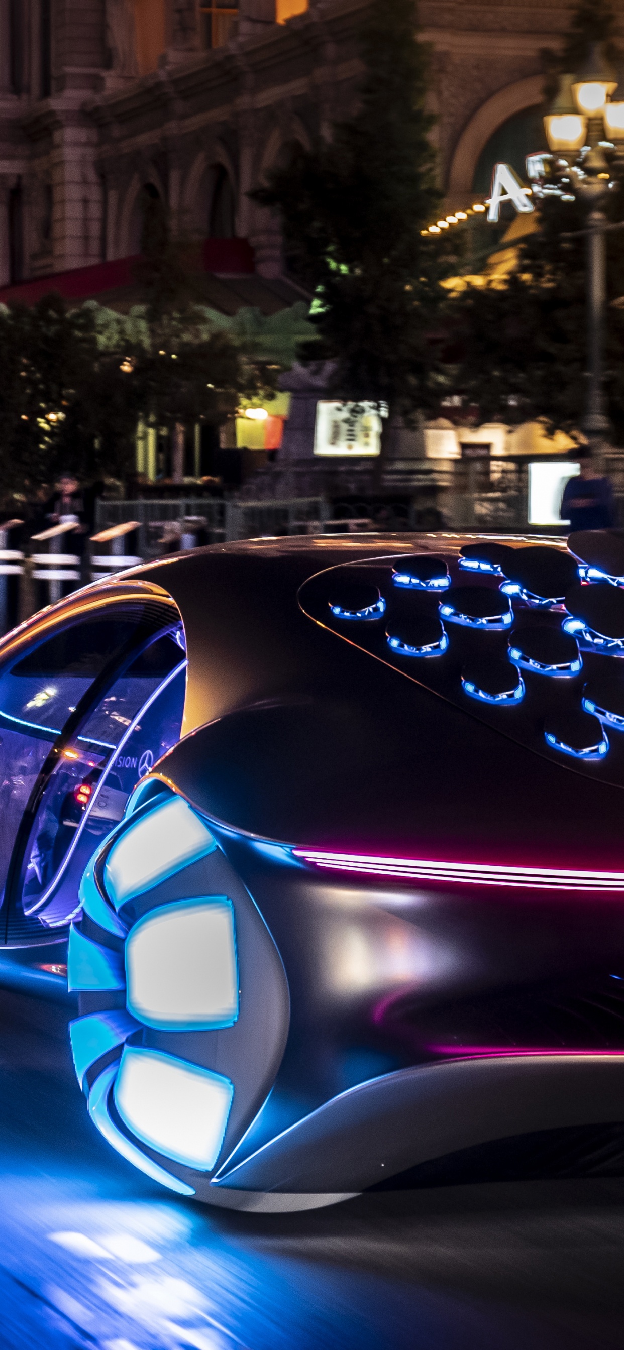 Обои мерседес зрение автр, mercedes-benz видение эквалайзер, mercedes benz, Мерседес-Бенц СЛА видения, легковые автомобили в разрешении 1242x2688