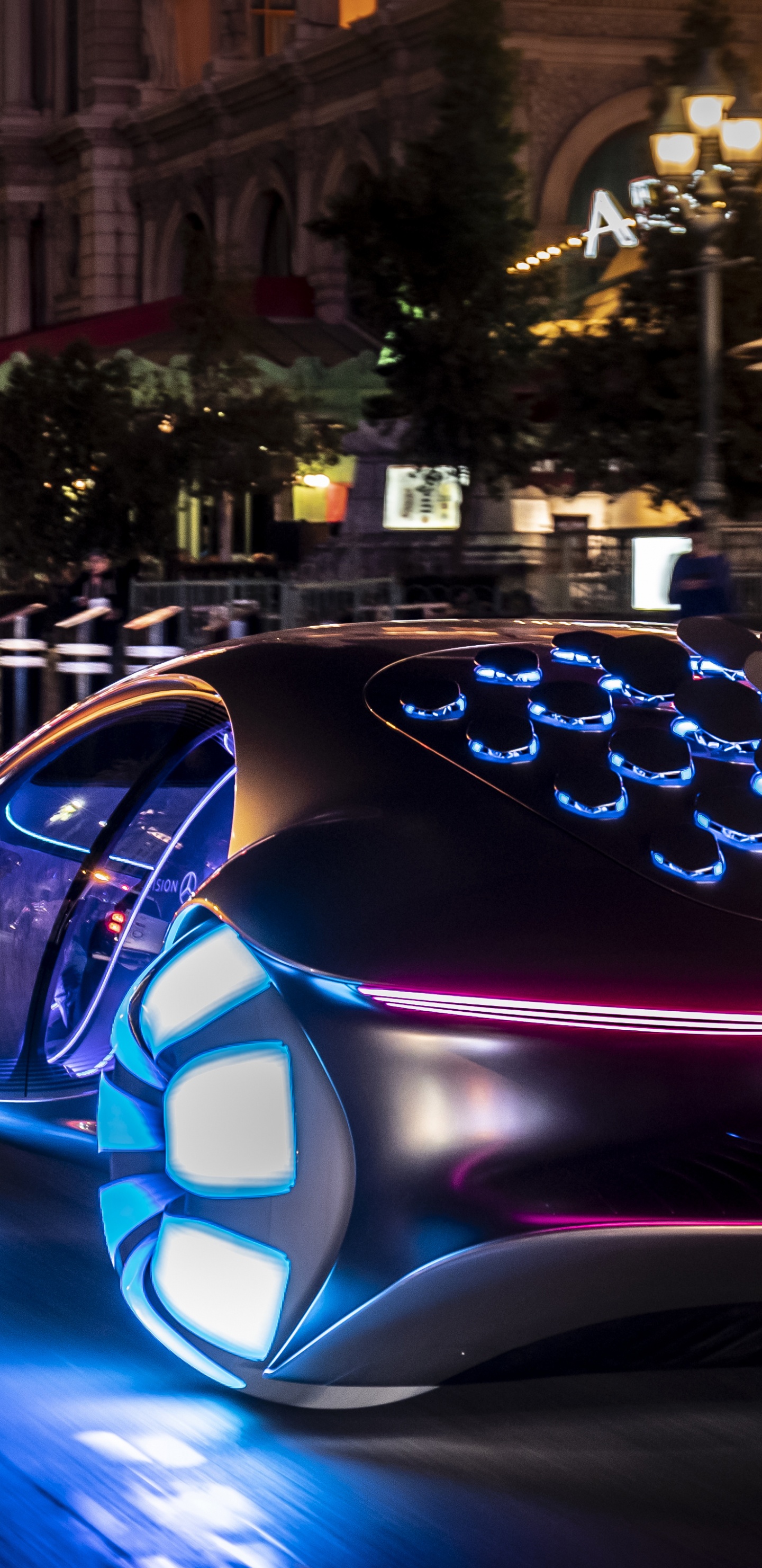 Обои мерседес зрение автр, mercedes-benz видение эквалайзер, mercedes benz, Мерседес-Бенц СЛА видения, легковые автомобили в разрешении 1440x2960