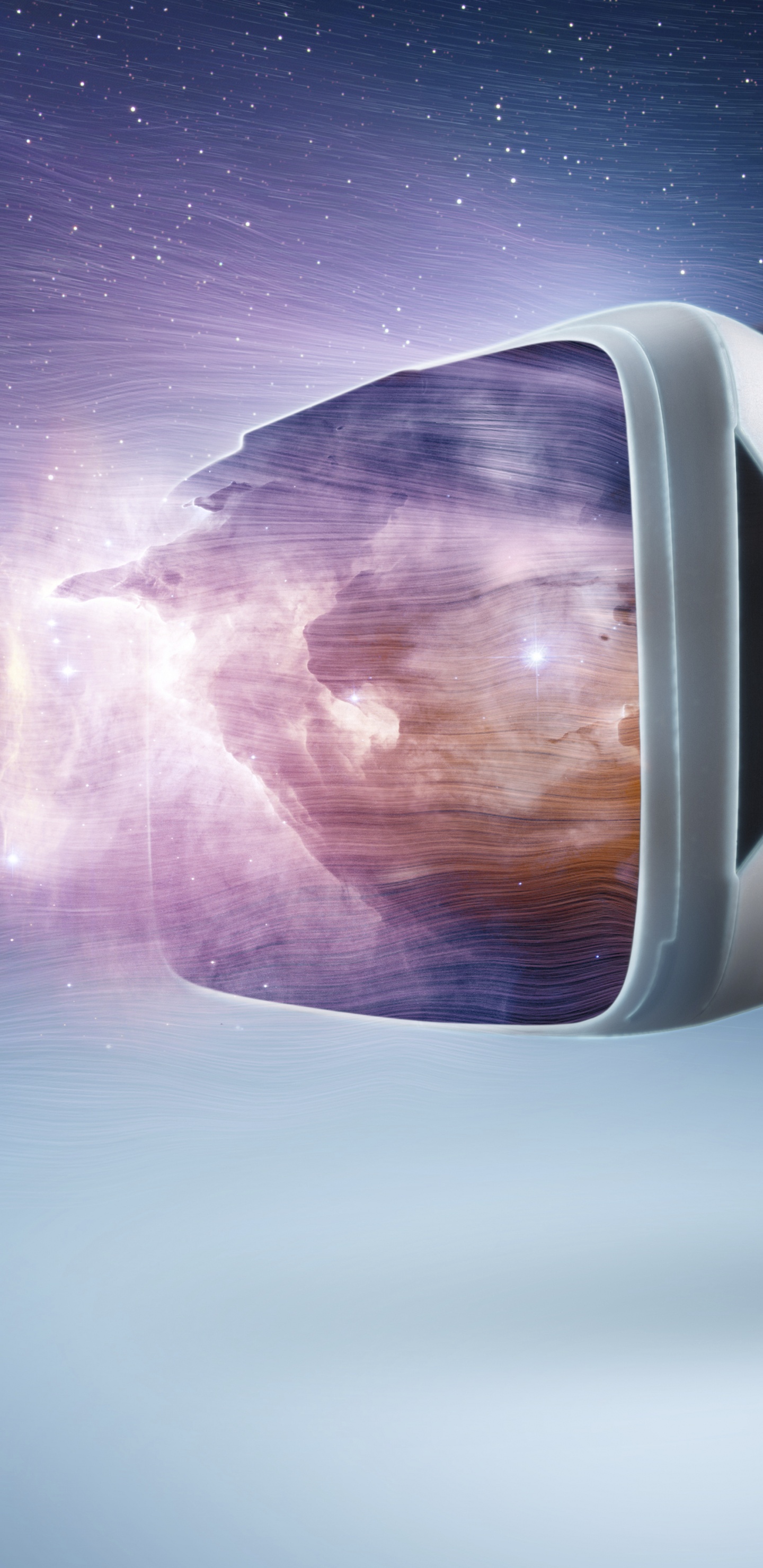 Обои виртуальная реальность, виртуальной реальности гарнитура, дополненная реальность, космическое пространство, космос в разрешении 1440x2960