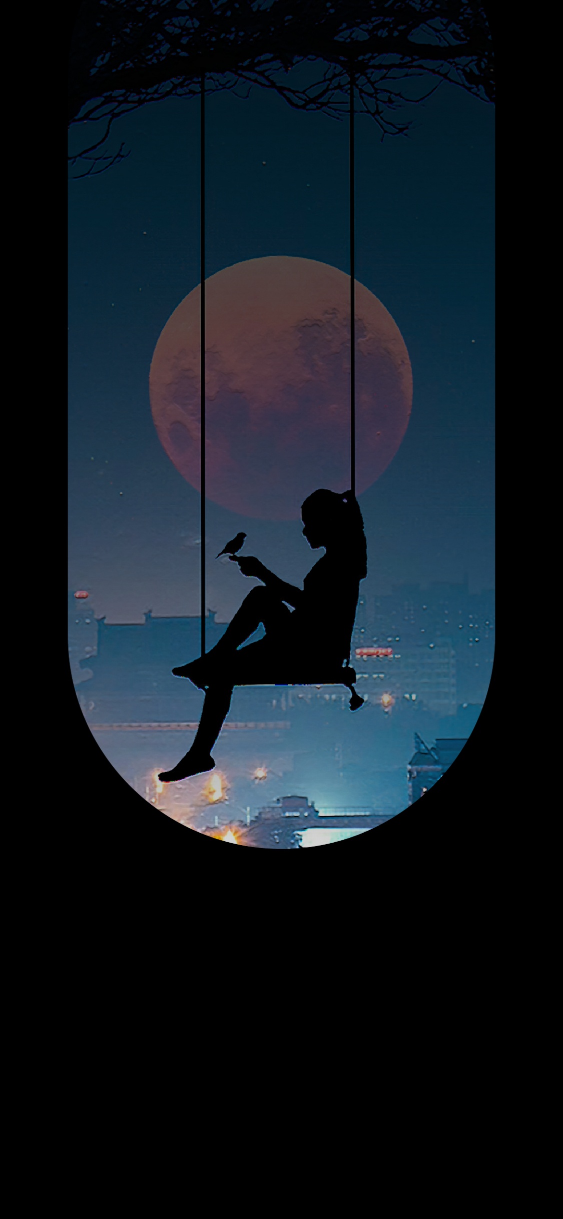 Обои математика, геометрия, лазурный, арт, полутона и оттенки в разрешении 1125x2436