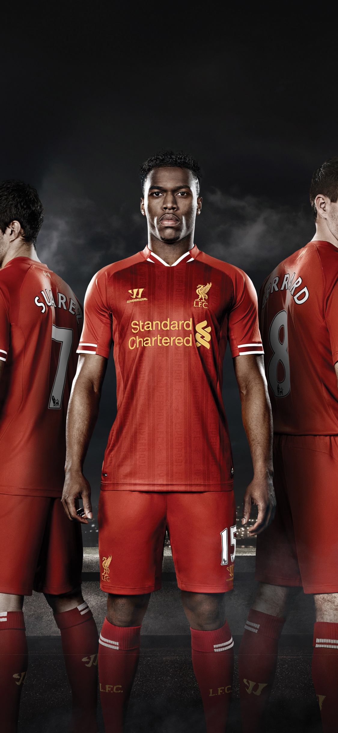 Обои Луис Surez, Даниэль Старридж, Ливерпуль ФК, форма, Футбольный игрок в разрешении 1125x2436