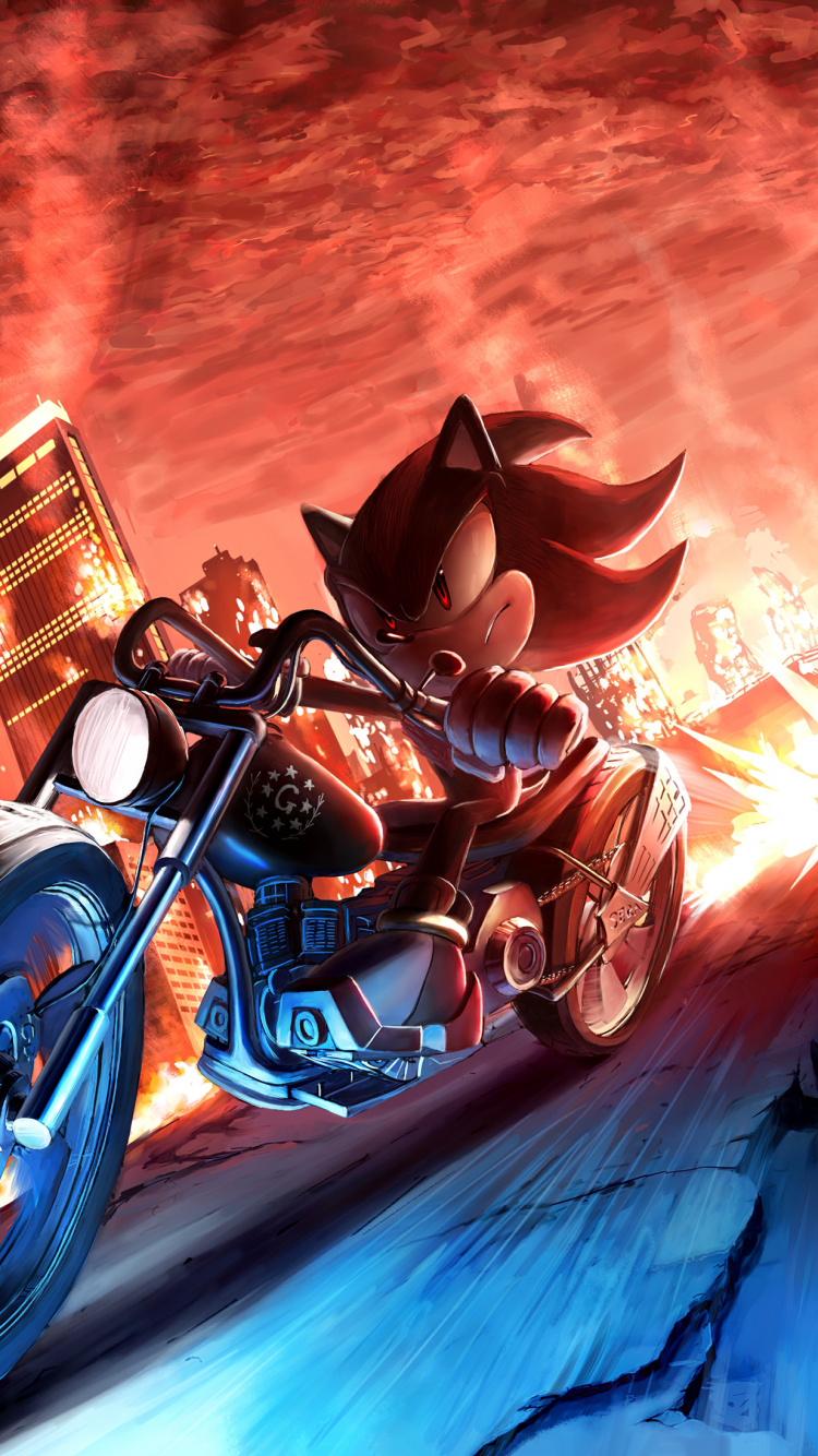 Обои Тень ежика, Соник Приключения 2, Ежик Соник, ежик, игры в разрешении 750x1334