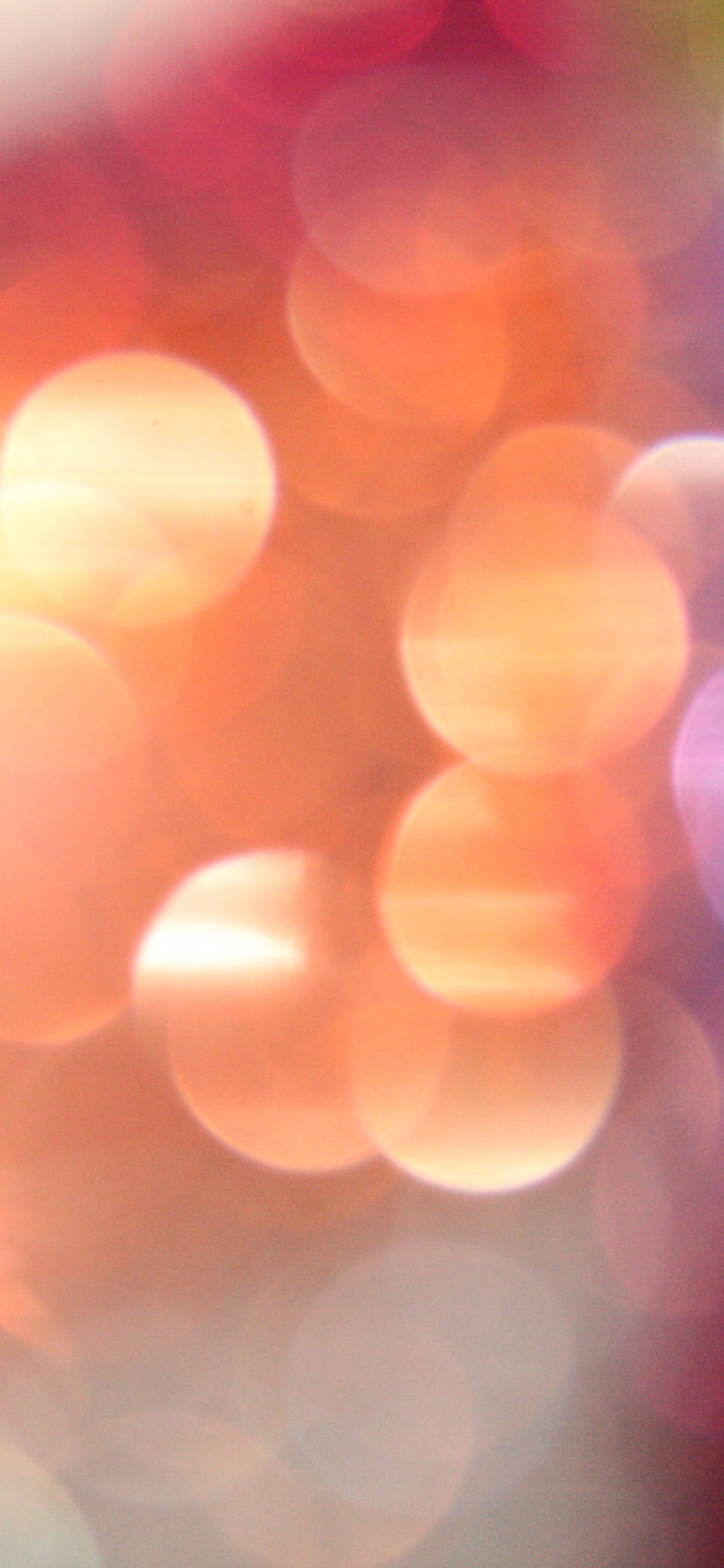 Обои использование цвета, цвет, боке, текстура, свет в разрешении 1125x2436