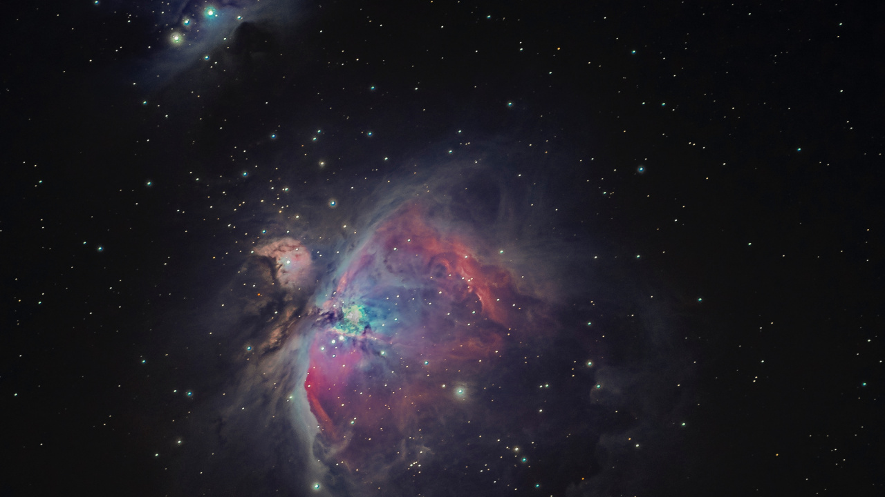 Обои LineageOS, галактика ngc 1365, Галактика, Галактики NGC 1365, спиральная Галактика в разрешении 1280x720