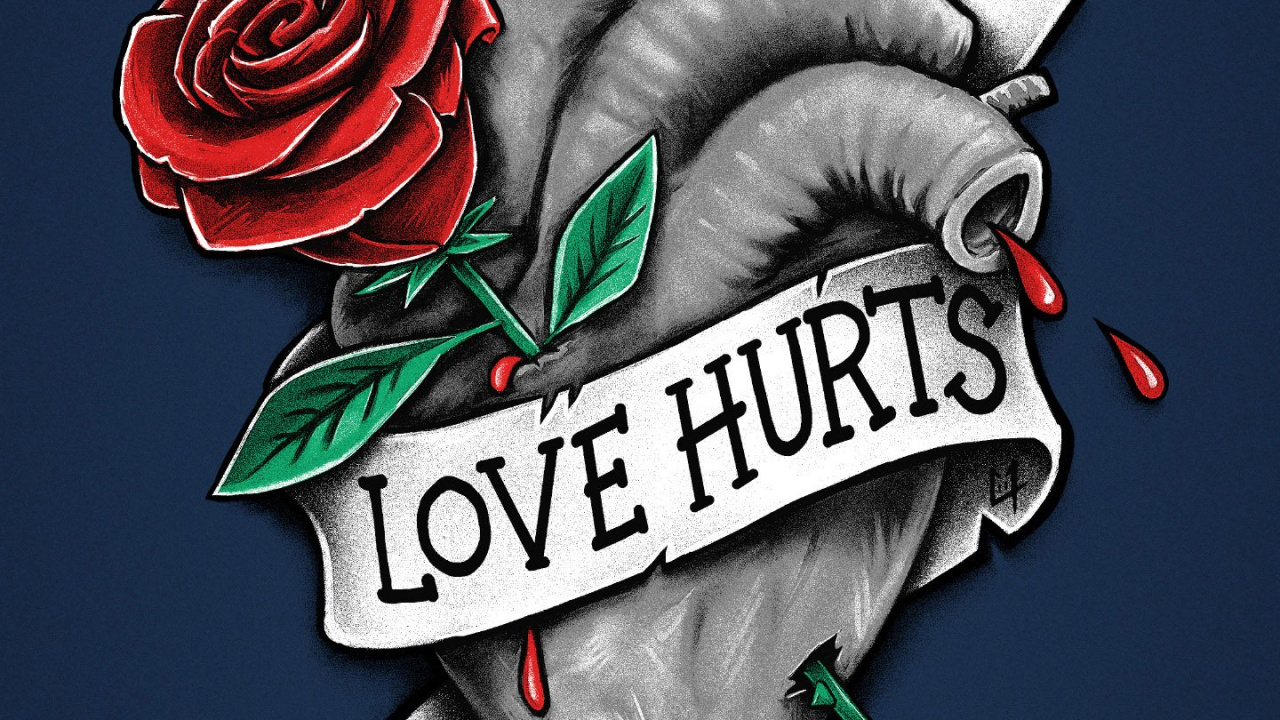 Обои постер, wisgoon, графический дизайн, цветок, жест в разрешении 1280x720