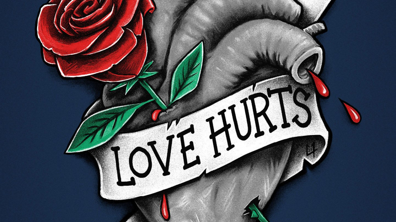 Обои постер, wisgoon, графический дизайн, цветок, жест в разрешении 1366x768