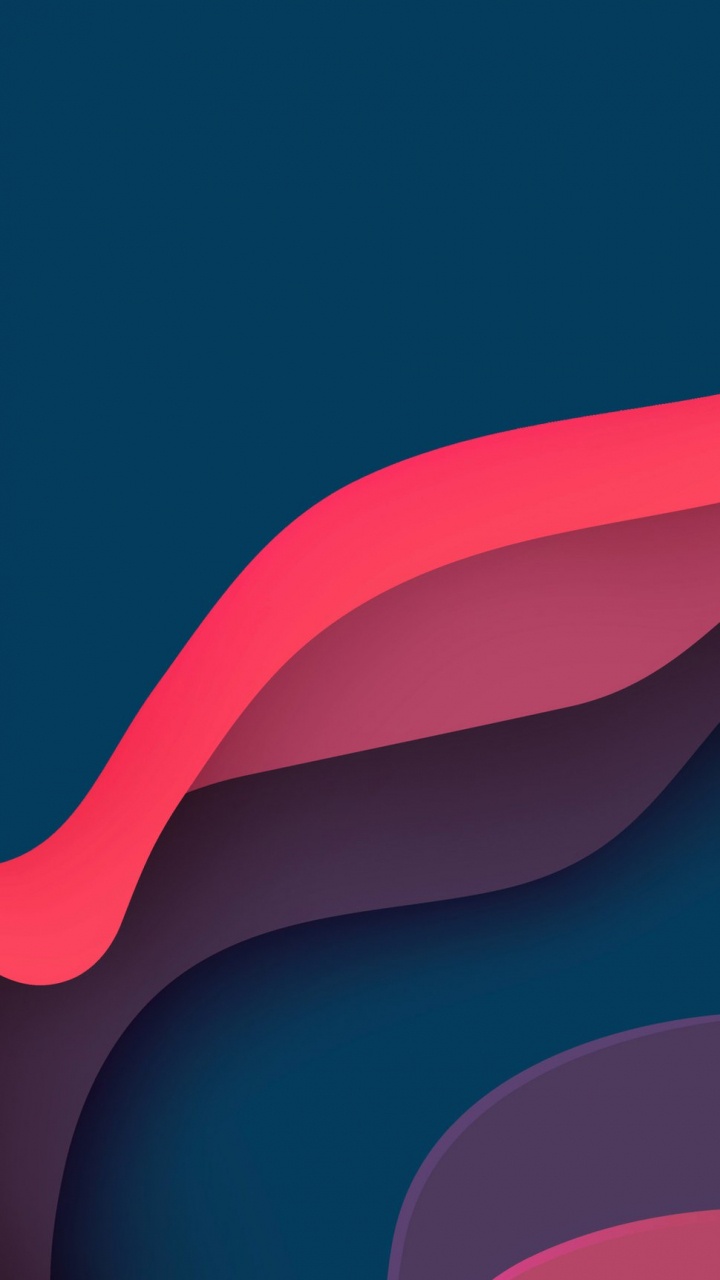 Обои ios, яблоко, розовый, склон, Фиолетовый в разрешении 720x1280