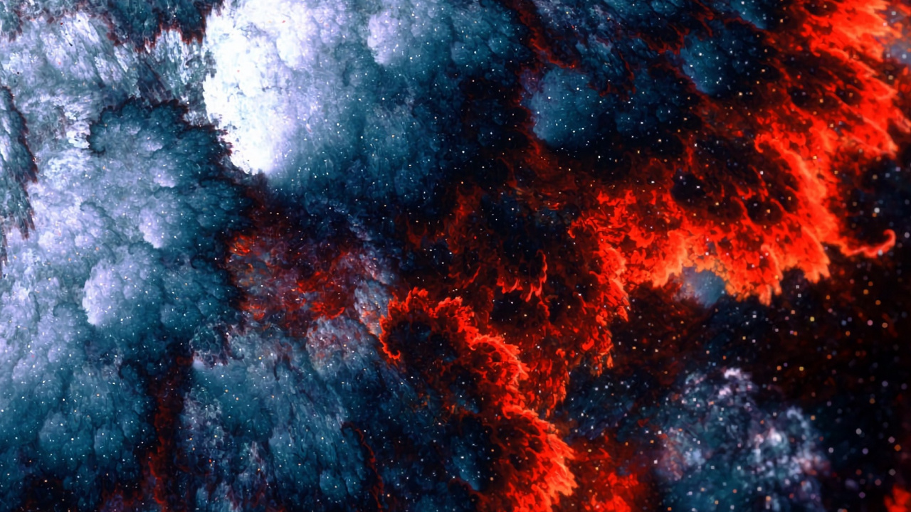 Обои реалме 7 про, андроид, realme, атмосфера, мир в разрешении 1280x720