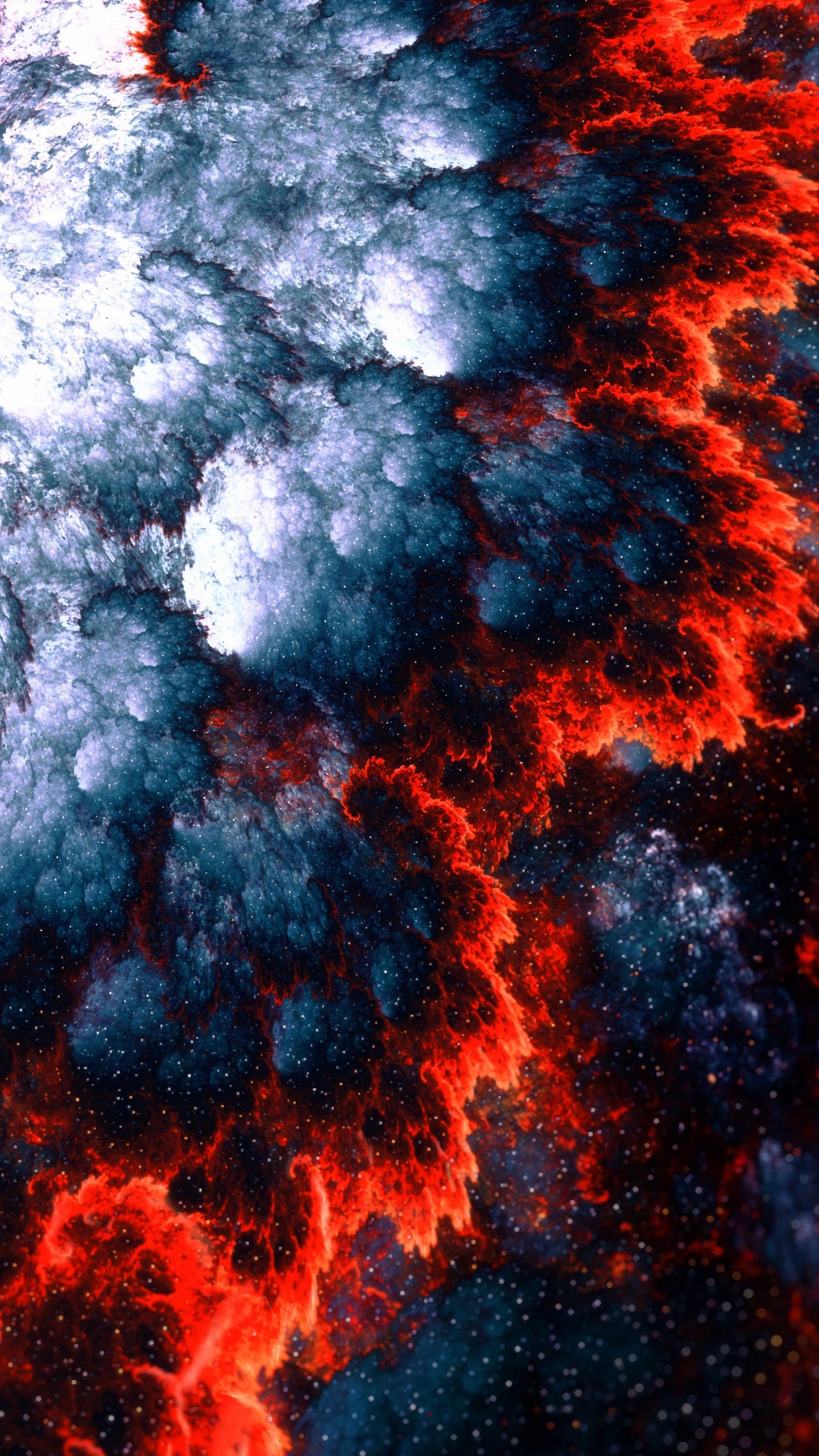 Обои реалме 7 про, андроид, realme, атмосфера, мир в разрешении 1440x2560