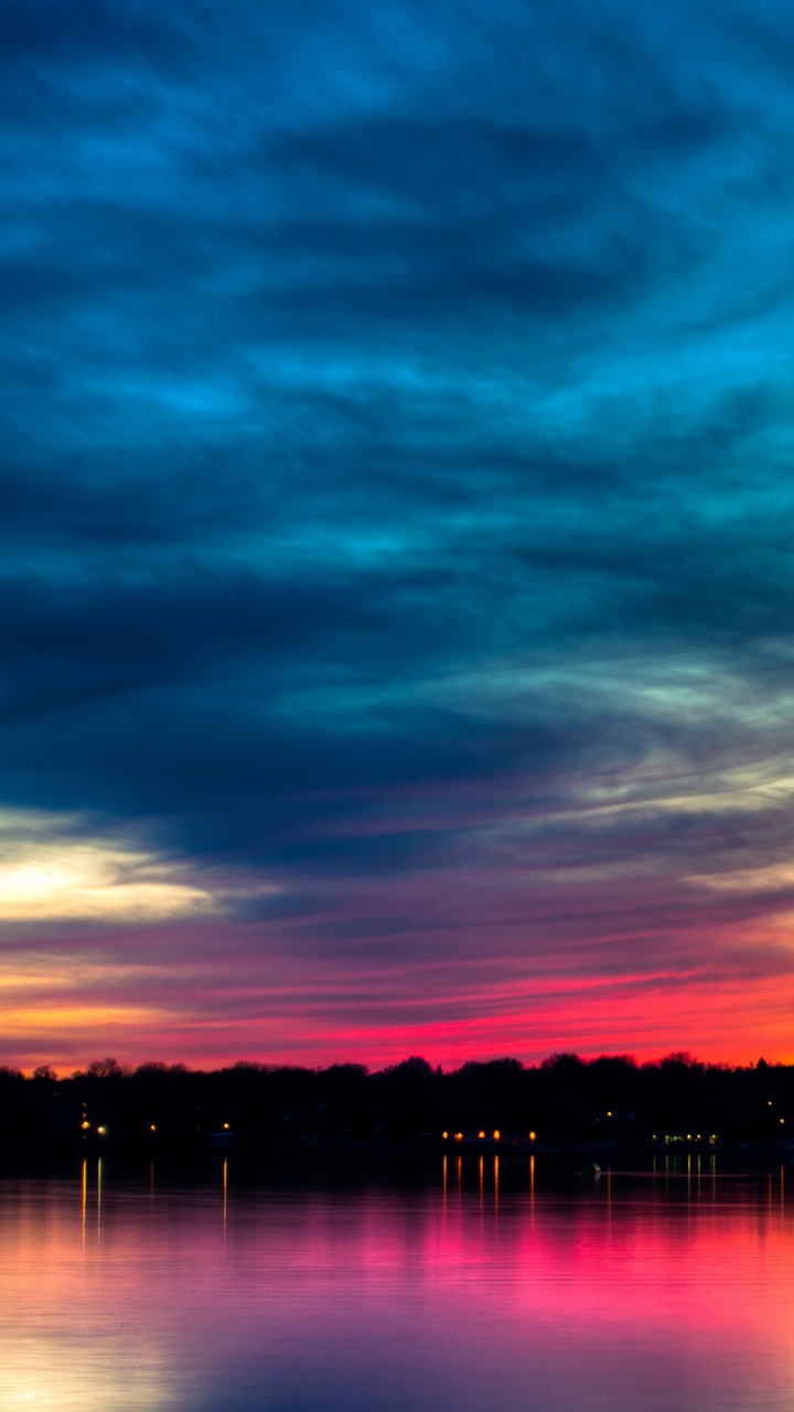 Обои цвет, вода, облако, гидроресурсы, атмосфера в разрешении 720x1280