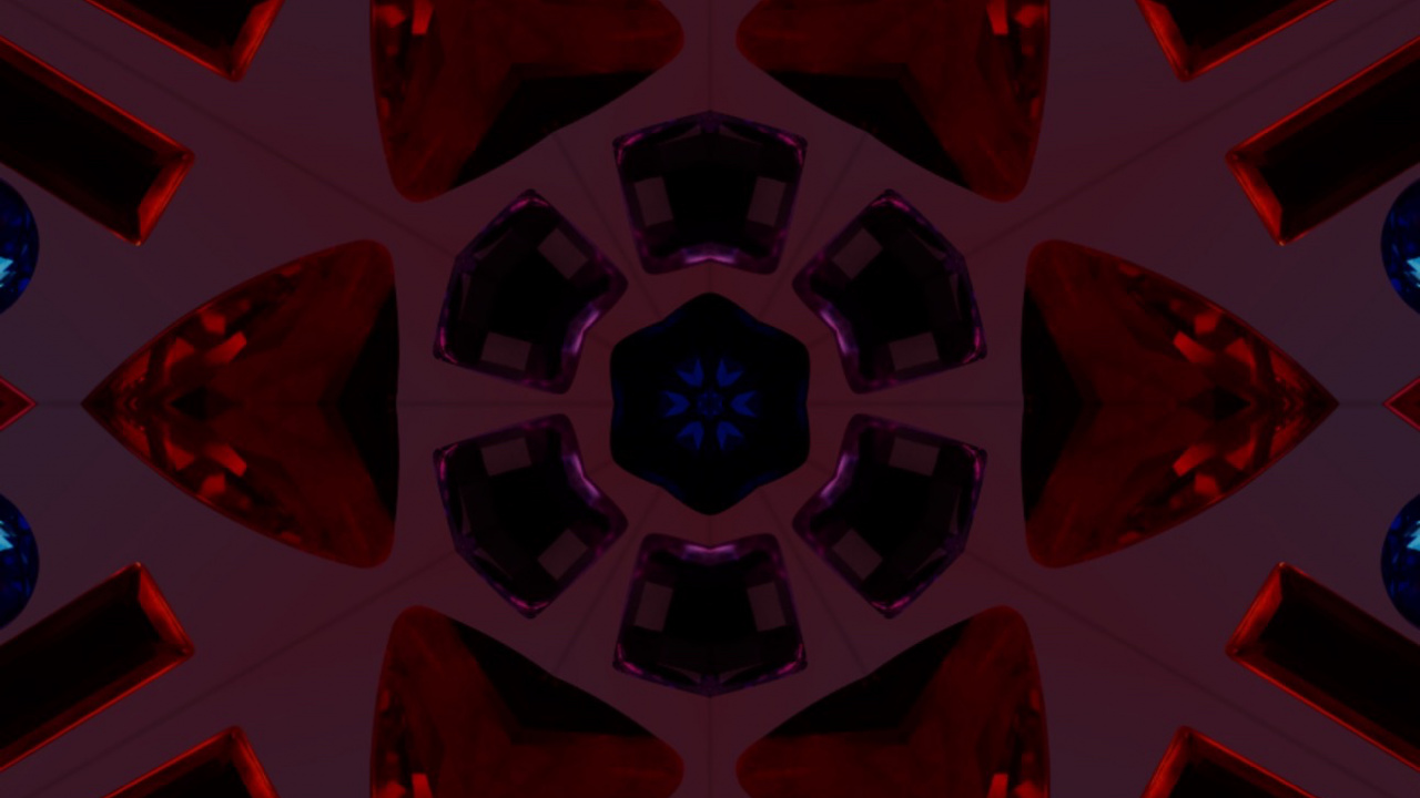 Обои яблоко, ios, калейдоскоп, apple, iOS 17 в разрешении 1280x720