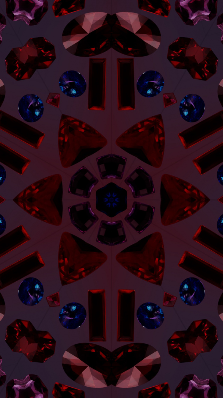 Обои яблоко, ios, калейдоскоп, apple, iOS 17 в разрешении 750x1334