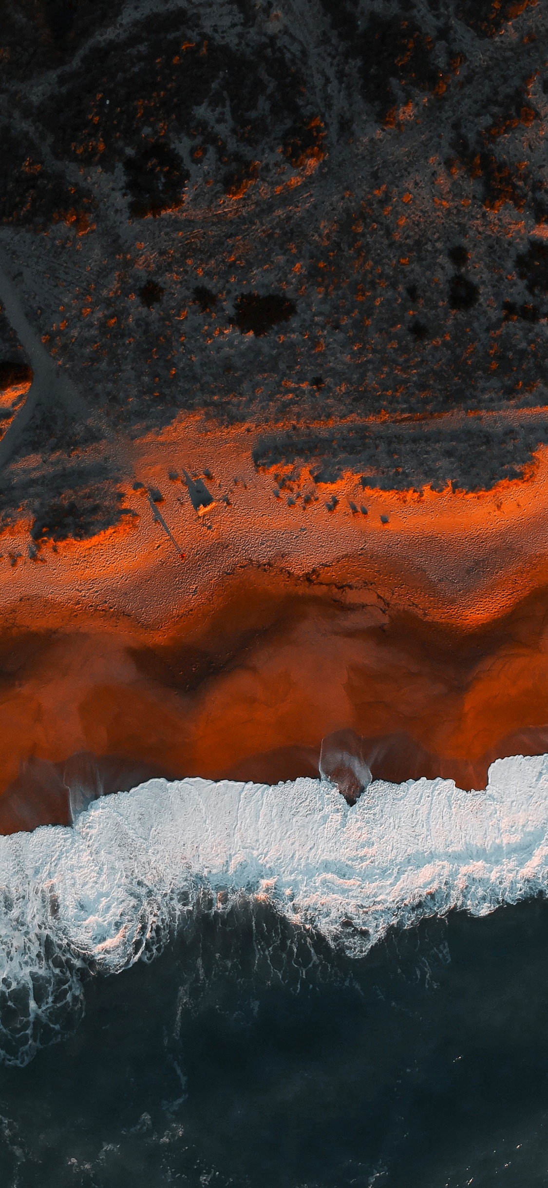 Обои вода, мир, Апельсин, природный ландшафт, замораживание в разрешении 1125x2436