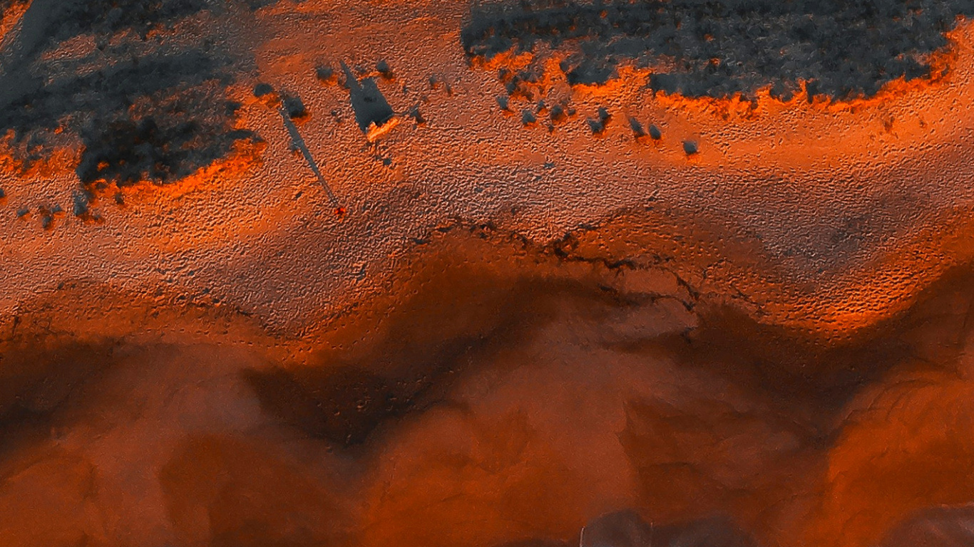 Обои вода, мир, Апельсин, природный ландшафт, замораживание в разрешении 1366x768