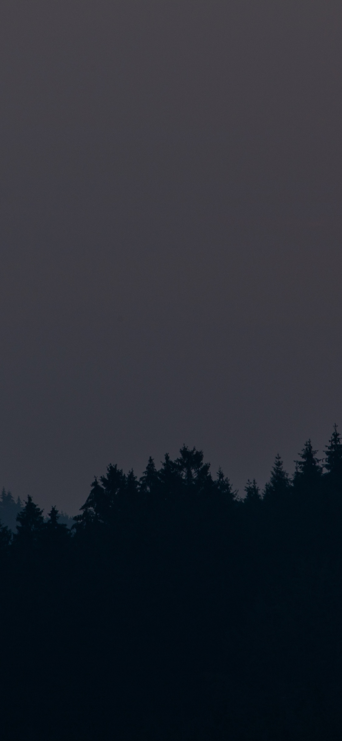 Обои гора, рассвет, небо, темнота, небесное явление в разрешении 1125x2436