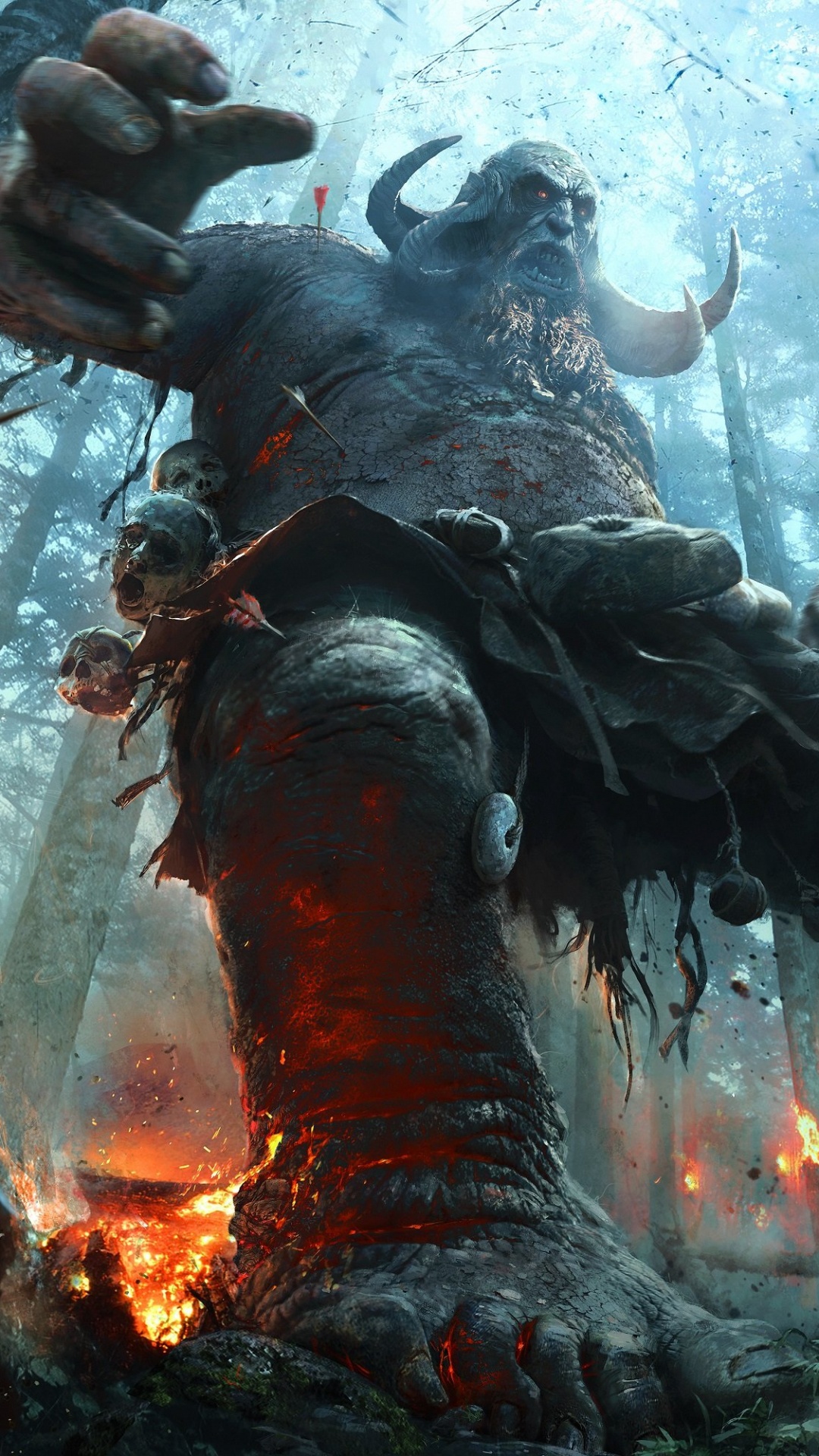 Обои god of war, кратос, god of war 3, компьютерная игра, игры в разрешении 1080x1920