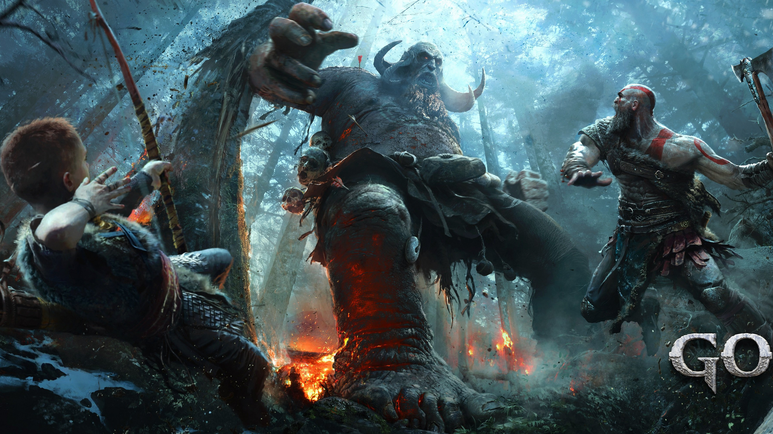 Wallpaper god of war