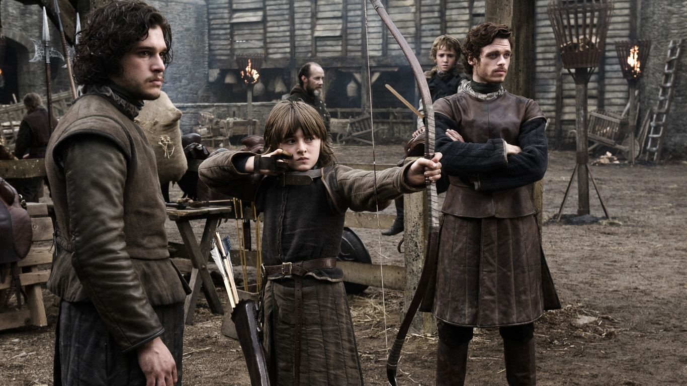 Обои Игра престолов, Бран Старк, игры, средневековье, Джейсон Момоа в разрешении 1366x768